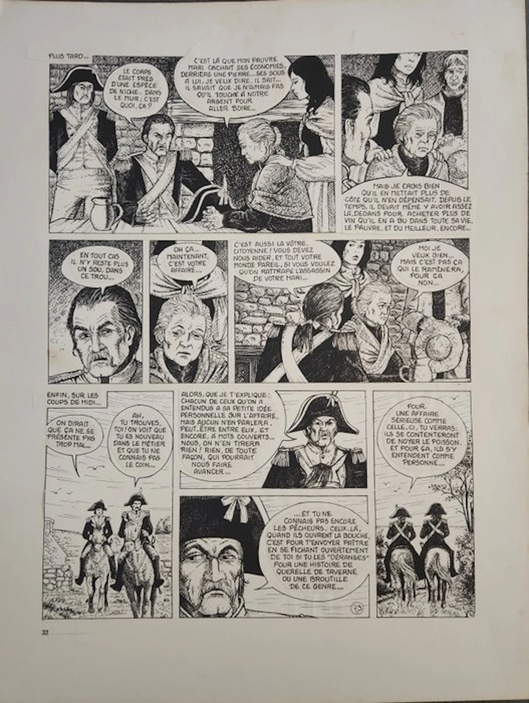 Bochard, Roland - 1 Original page - Le Mois Noir - 1979