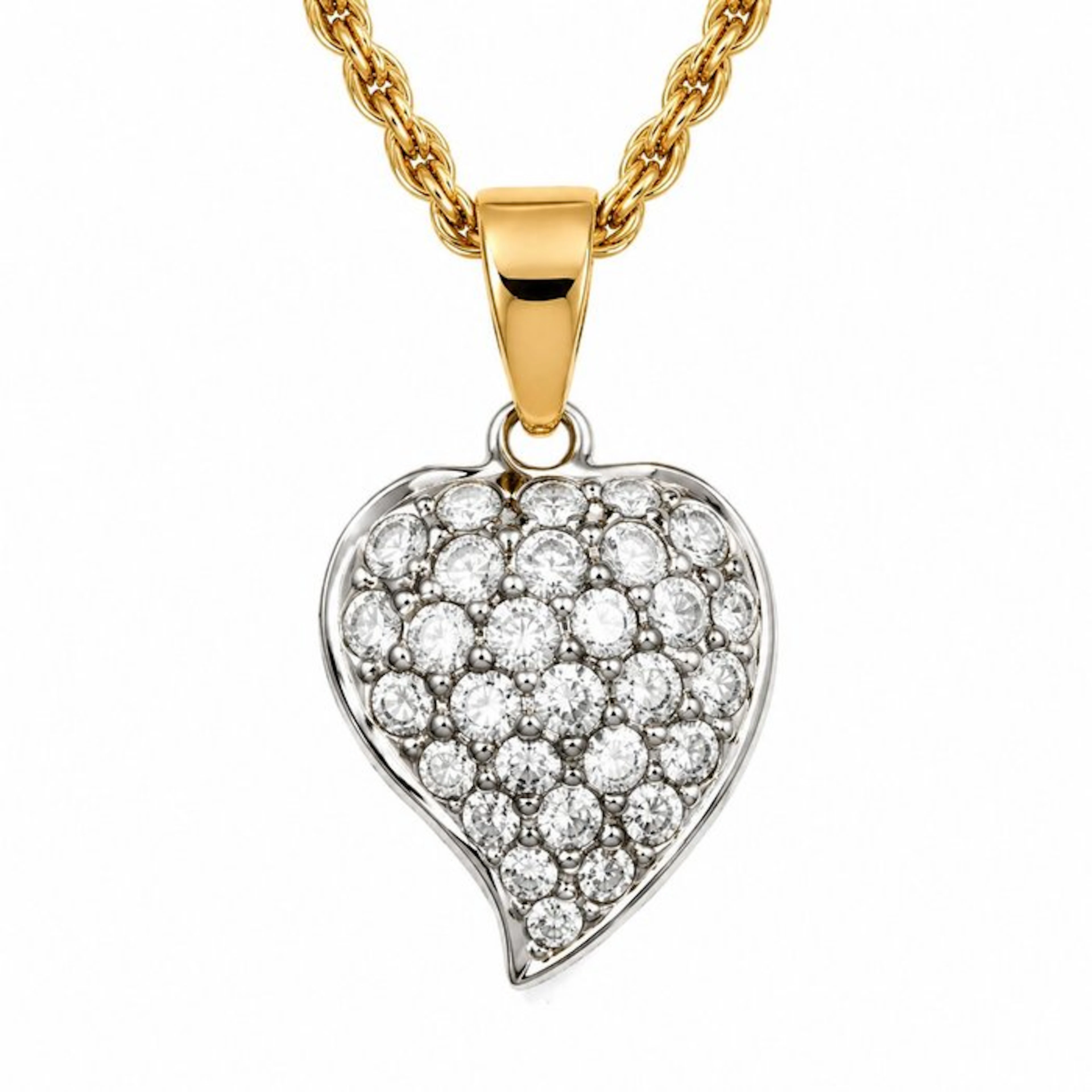 Necklace with pendant - 18 kt