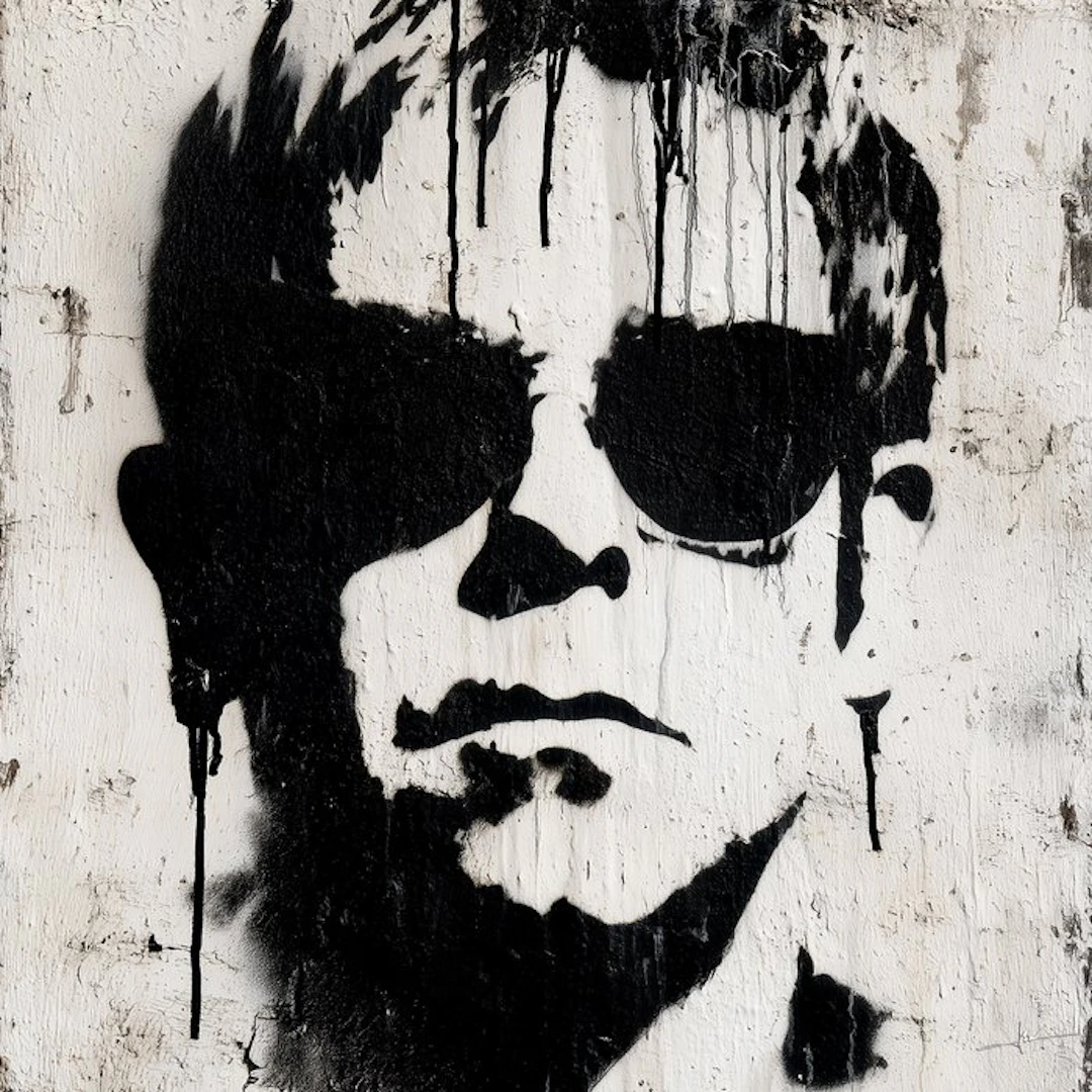 David Law (1967) - Elton John (Stencil)