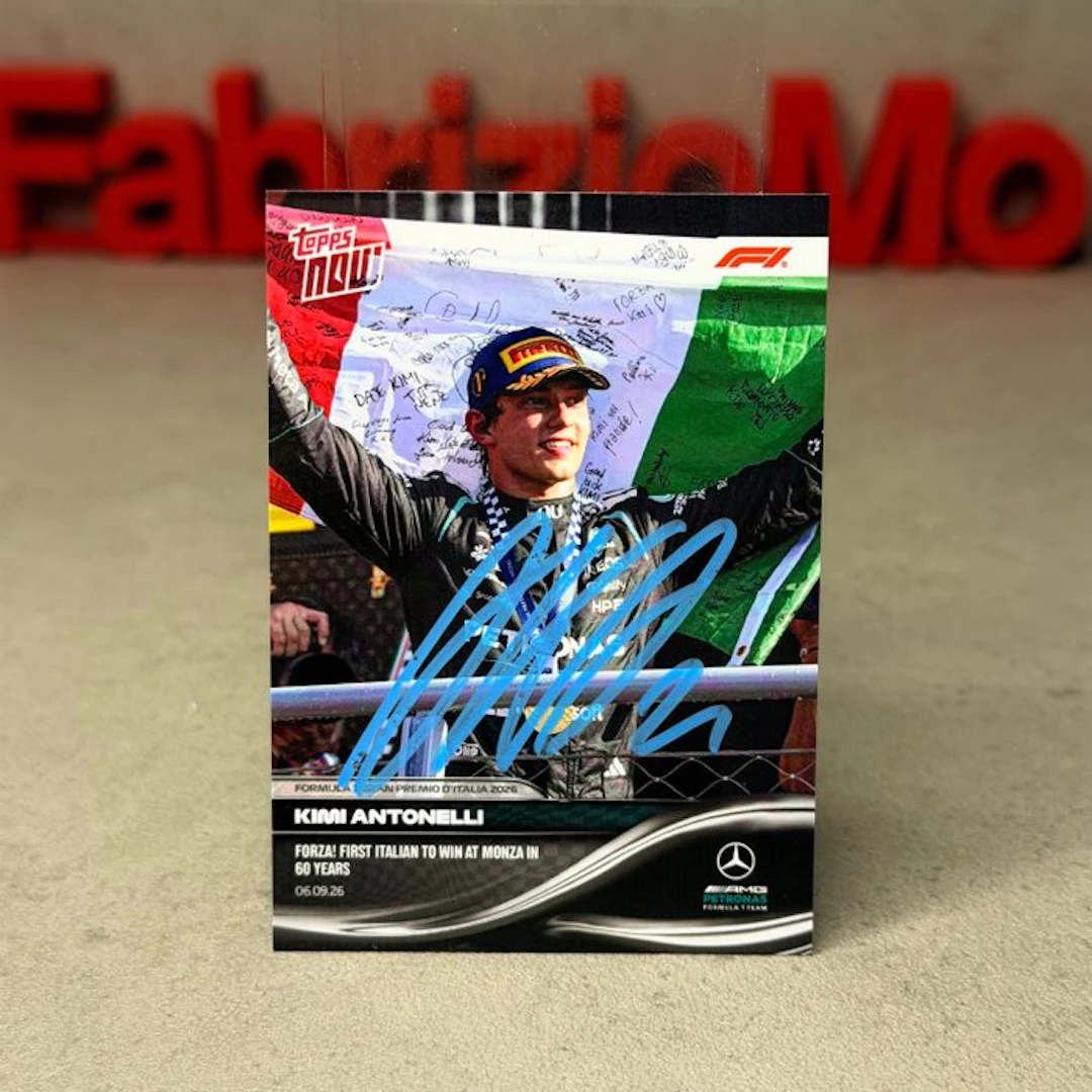 Mercedes - Topps Now - Forza! First italian to win at...