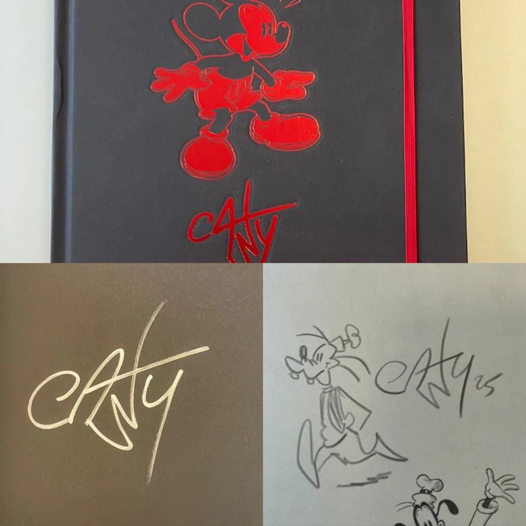 Topolino - Con firma e sketch di Casty - 1 Signed comic - First edition