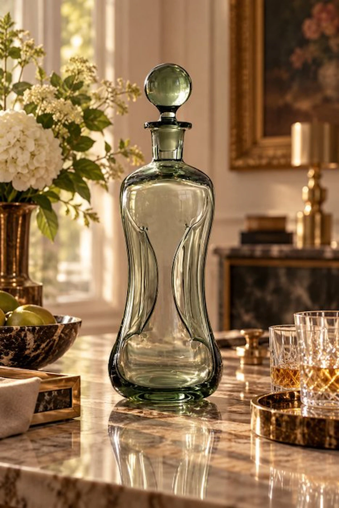 Holmegaard - Jacob Bang - Decanter - Boy boy - Glass - large model
