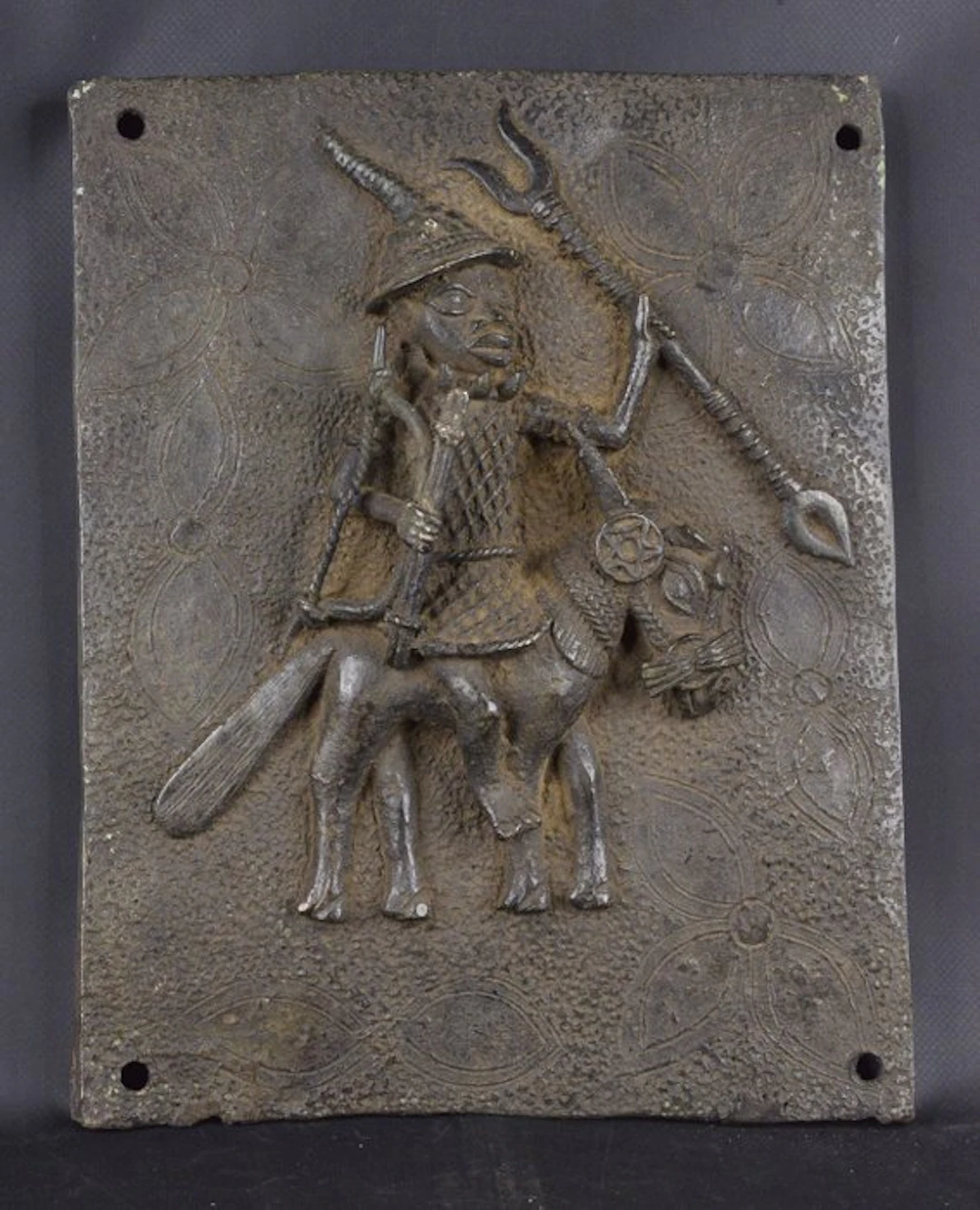 Kingdom of Benin - Bronze plaque - Edo - Nigeria