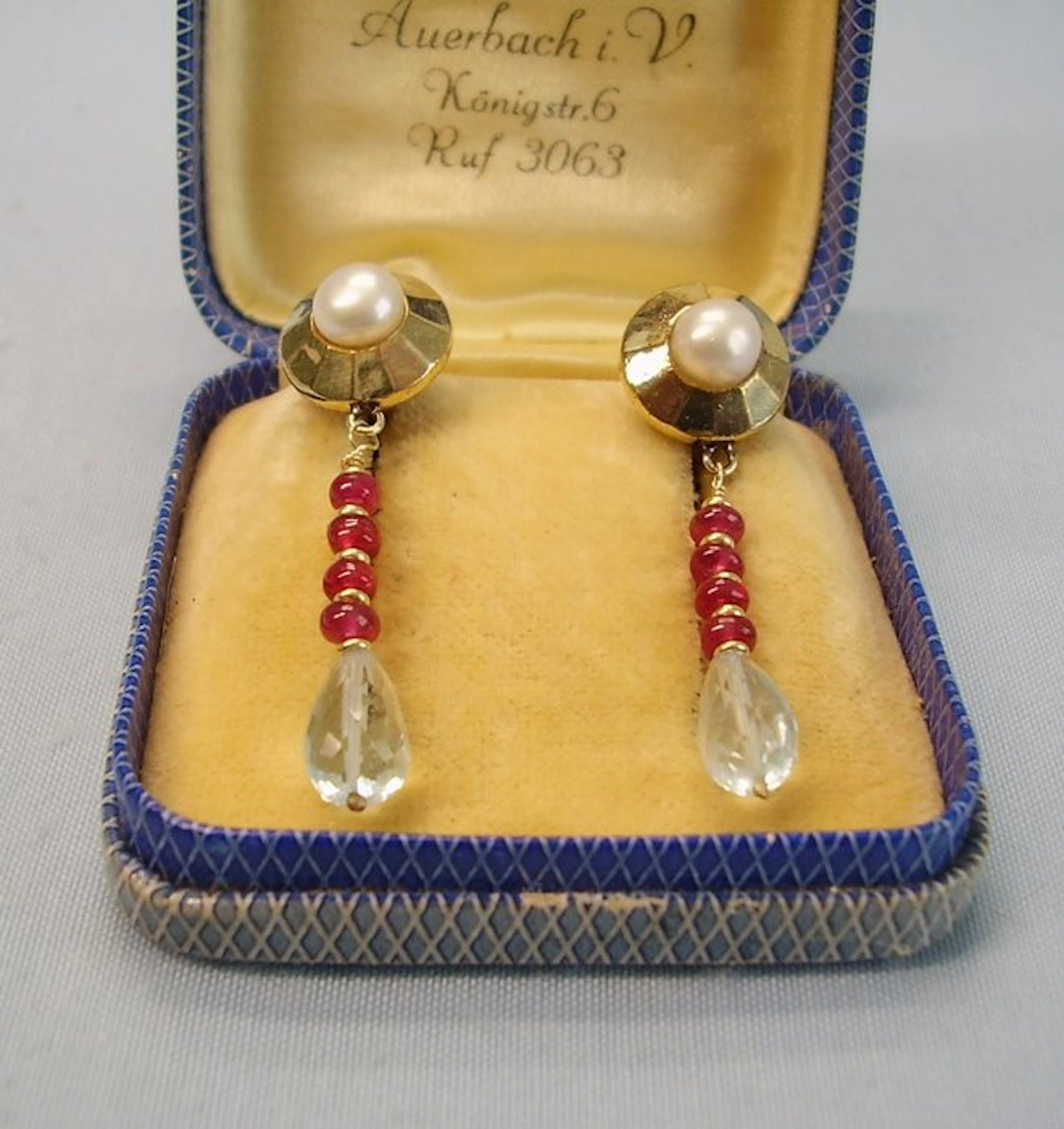 No reserve price - Earrings - 8 kt