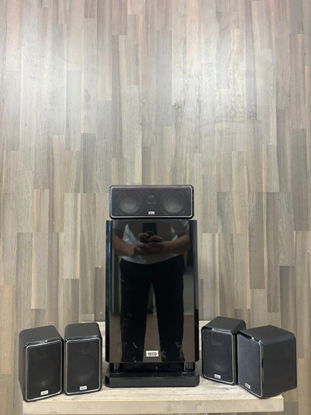 Heco - Ambient 5.1A Channel Sub-Sat Home Cinema Subwoofer speaker set