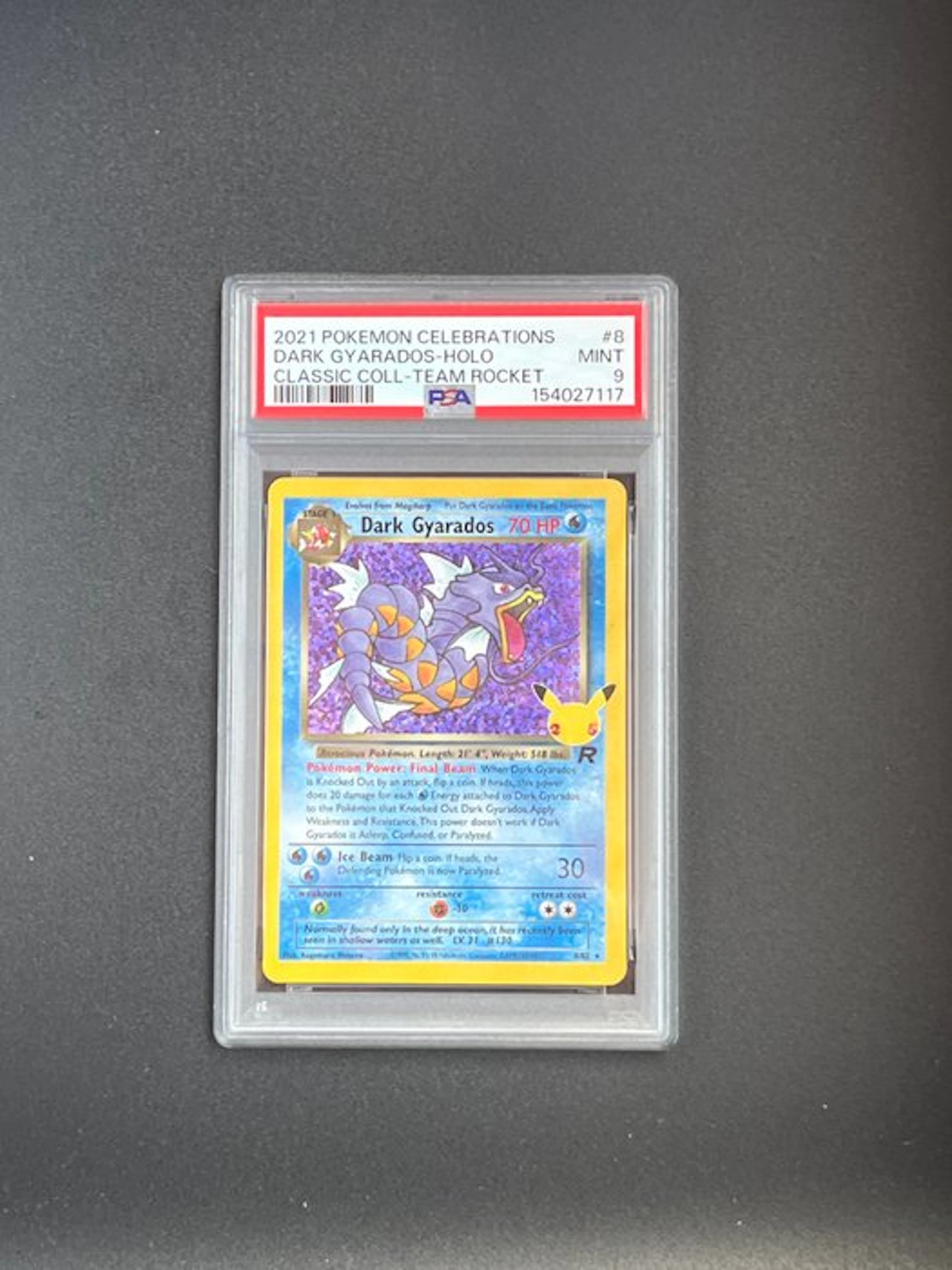 Pokémon - 1 Graded card - Dark Gyarados 8 Foil - PSA 9...