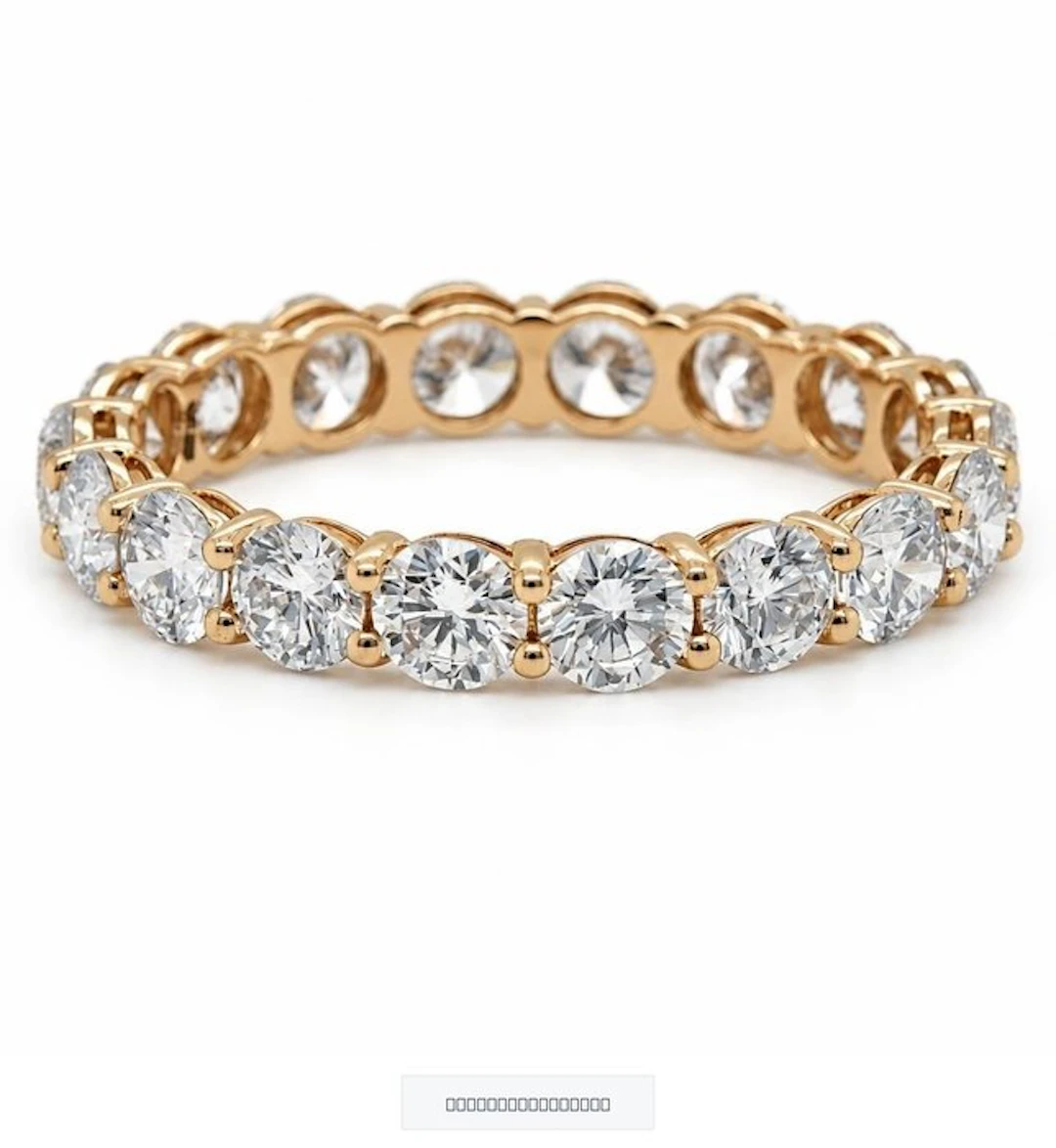No reserve price - Ring - 14 kt. Yellow gold - 2.6ct. tw. Diamond (Lab-grown)