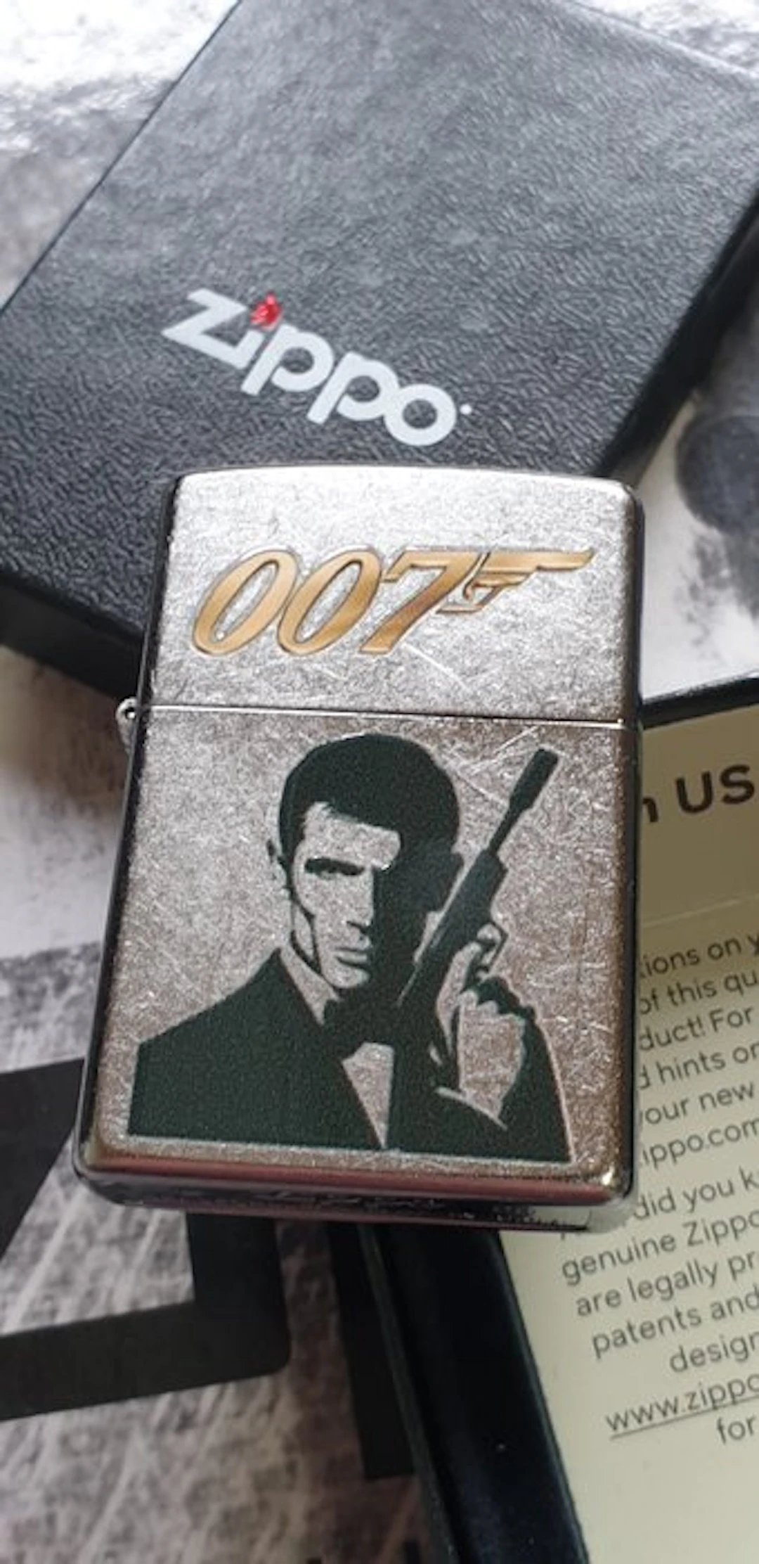 Zippo - Original Zippo Rarität James Bond Agent 007 - No...