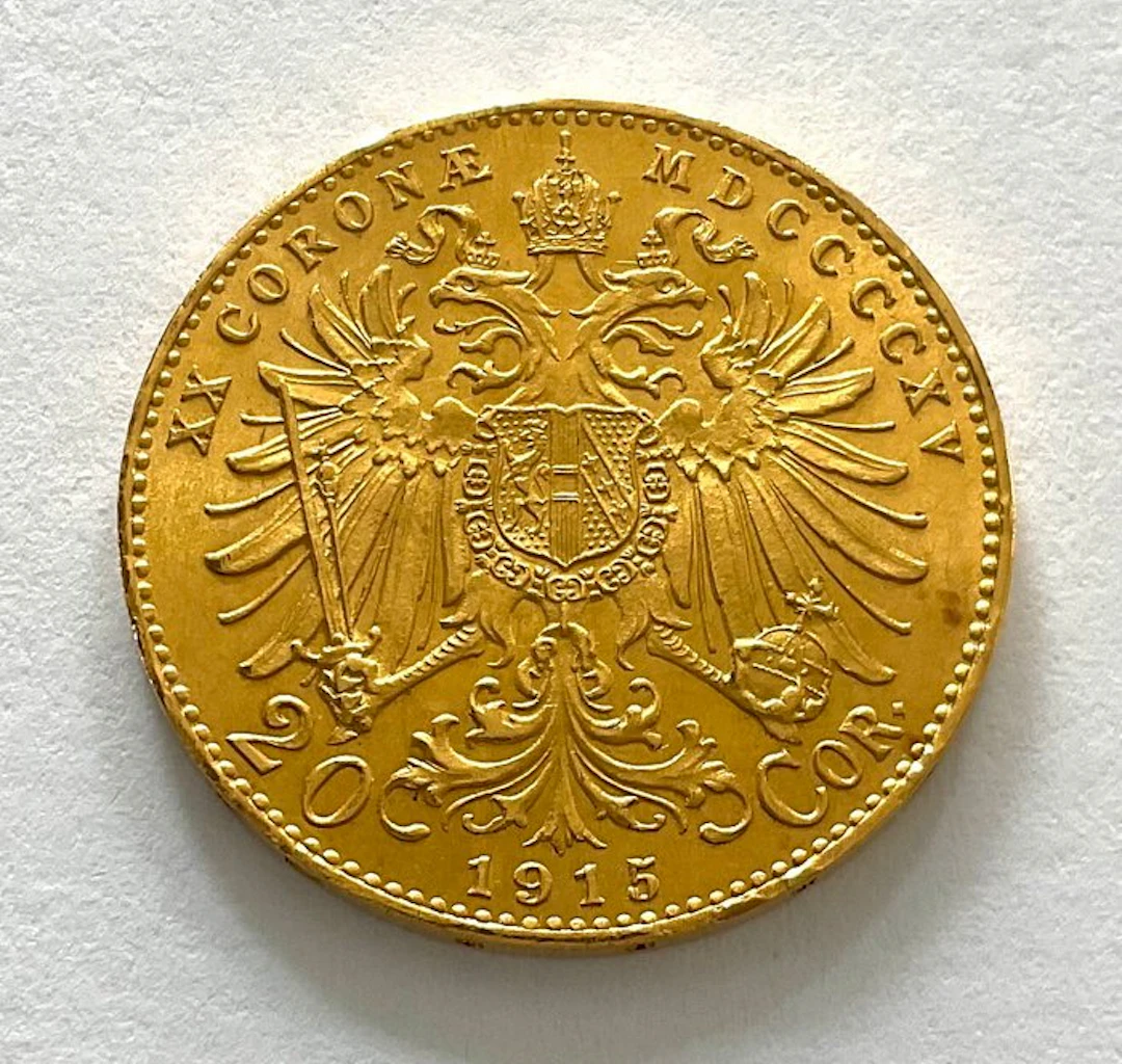 Austria. 20 Corona 1915 - Franz Joseph I. (Neuprägung)