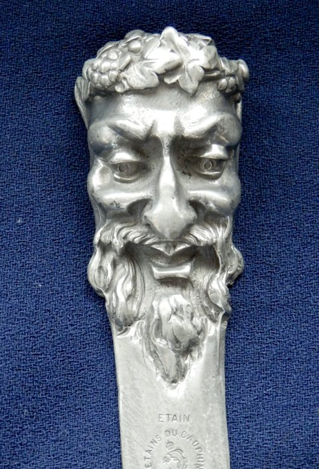 Art Nouveau briefopener - Motief Bachus - Paper knife - Tin