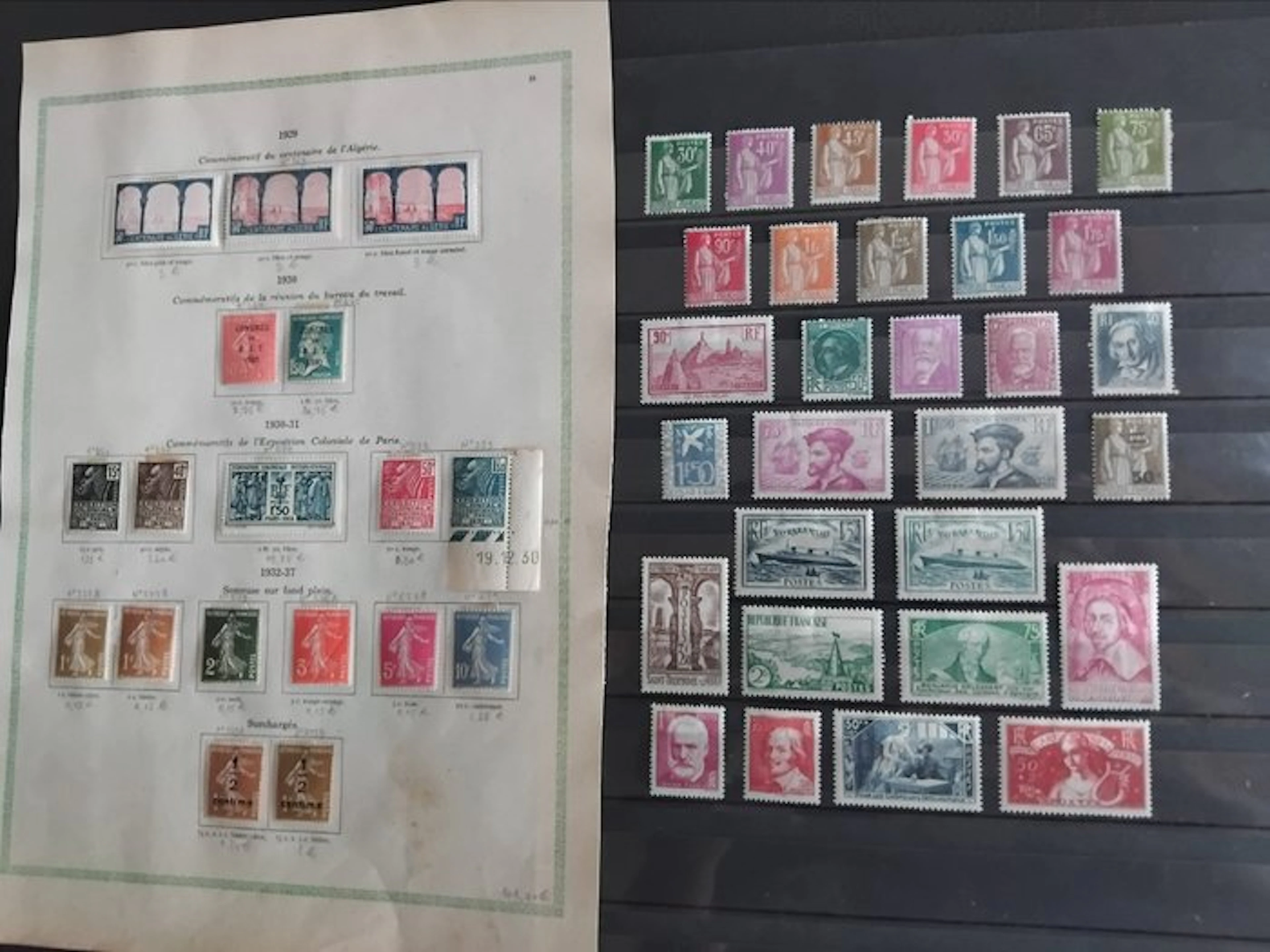 France 1930/1935 - Lot followed by semi-Modern with the...