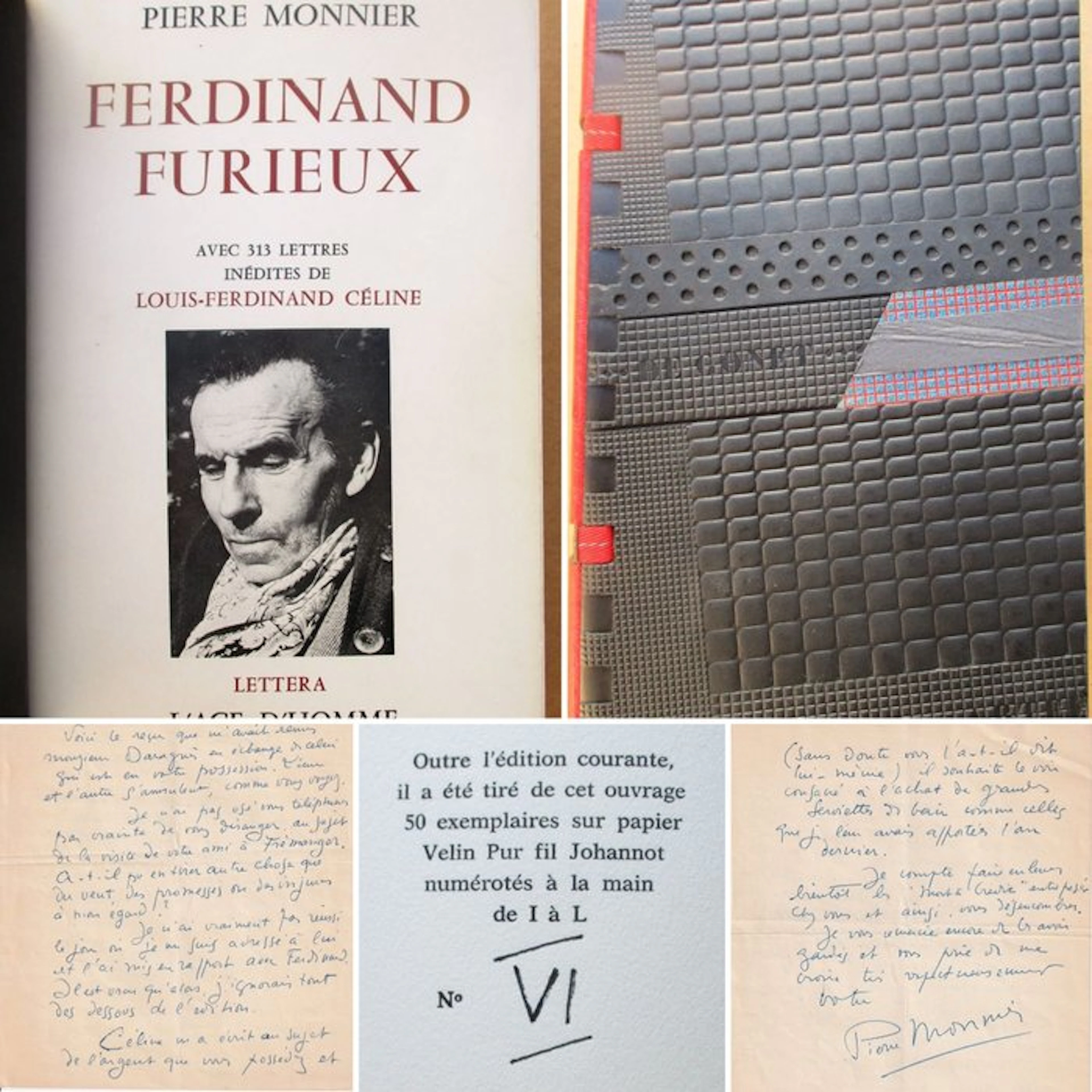 L. F. CELINE / Pierre Monnier - [reliure Jean de Gonet...