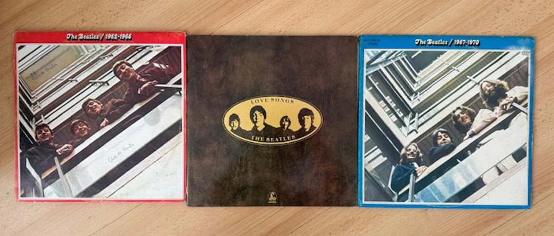 Beatles - Lot Of The Red And Blue Album And Love Songs...
