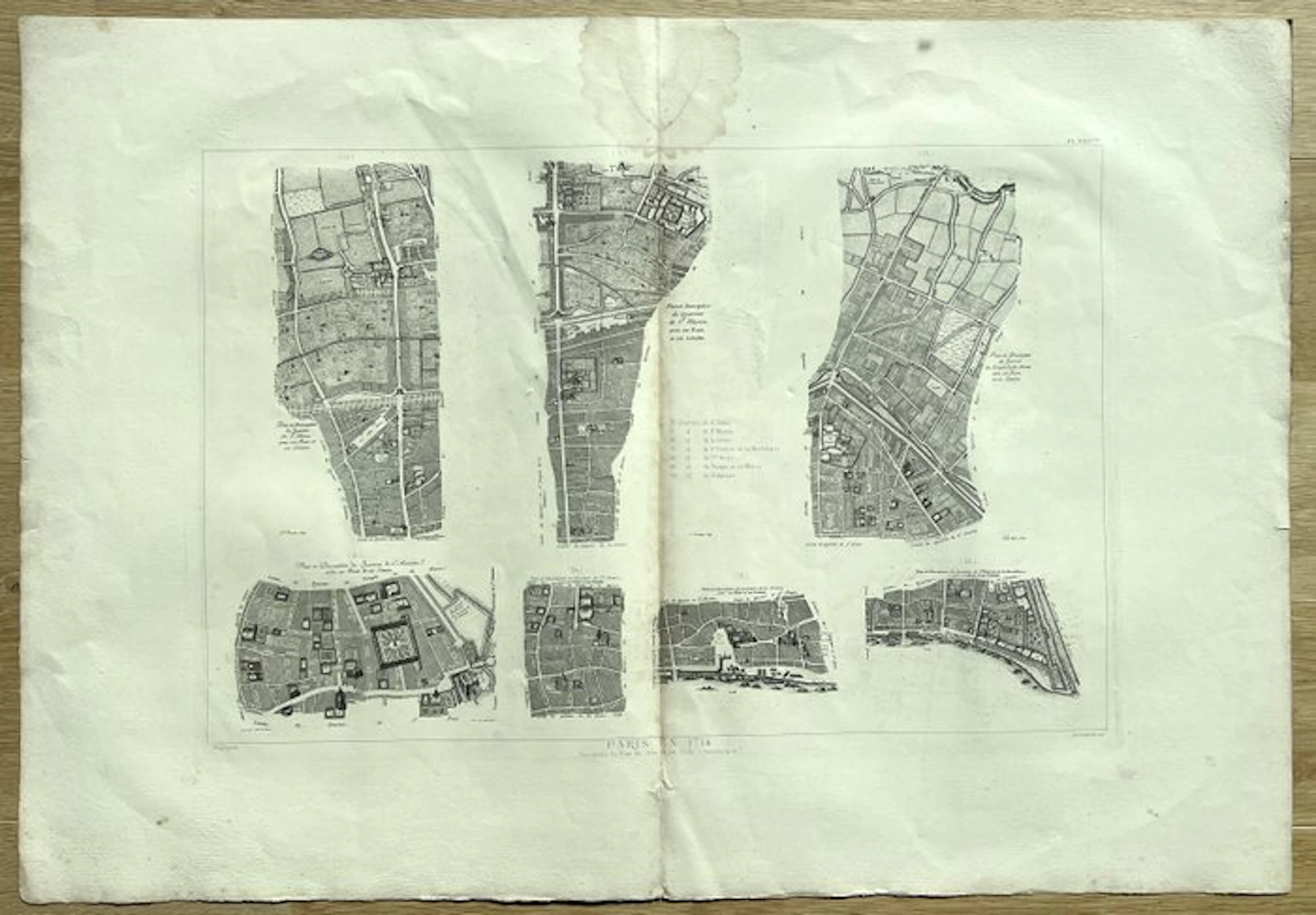 Paul Dujardin - Le fac-similé de Paris en 1714...