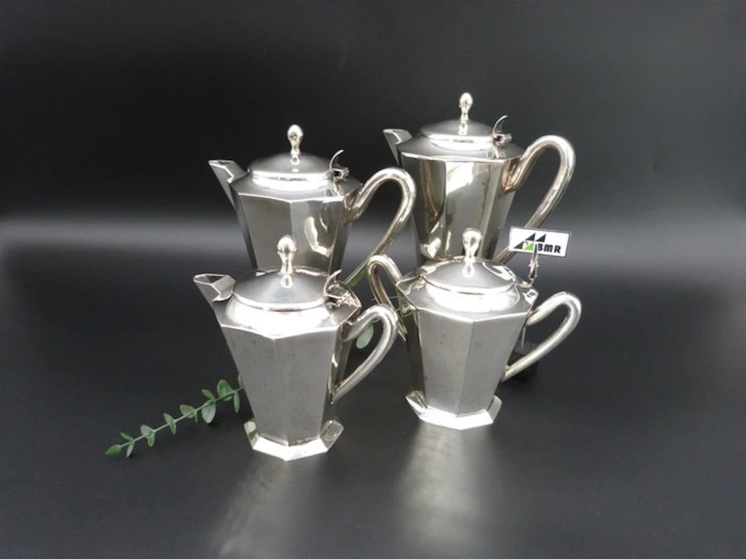 DAMAR - Coffee and tea service (4) - .900 silver