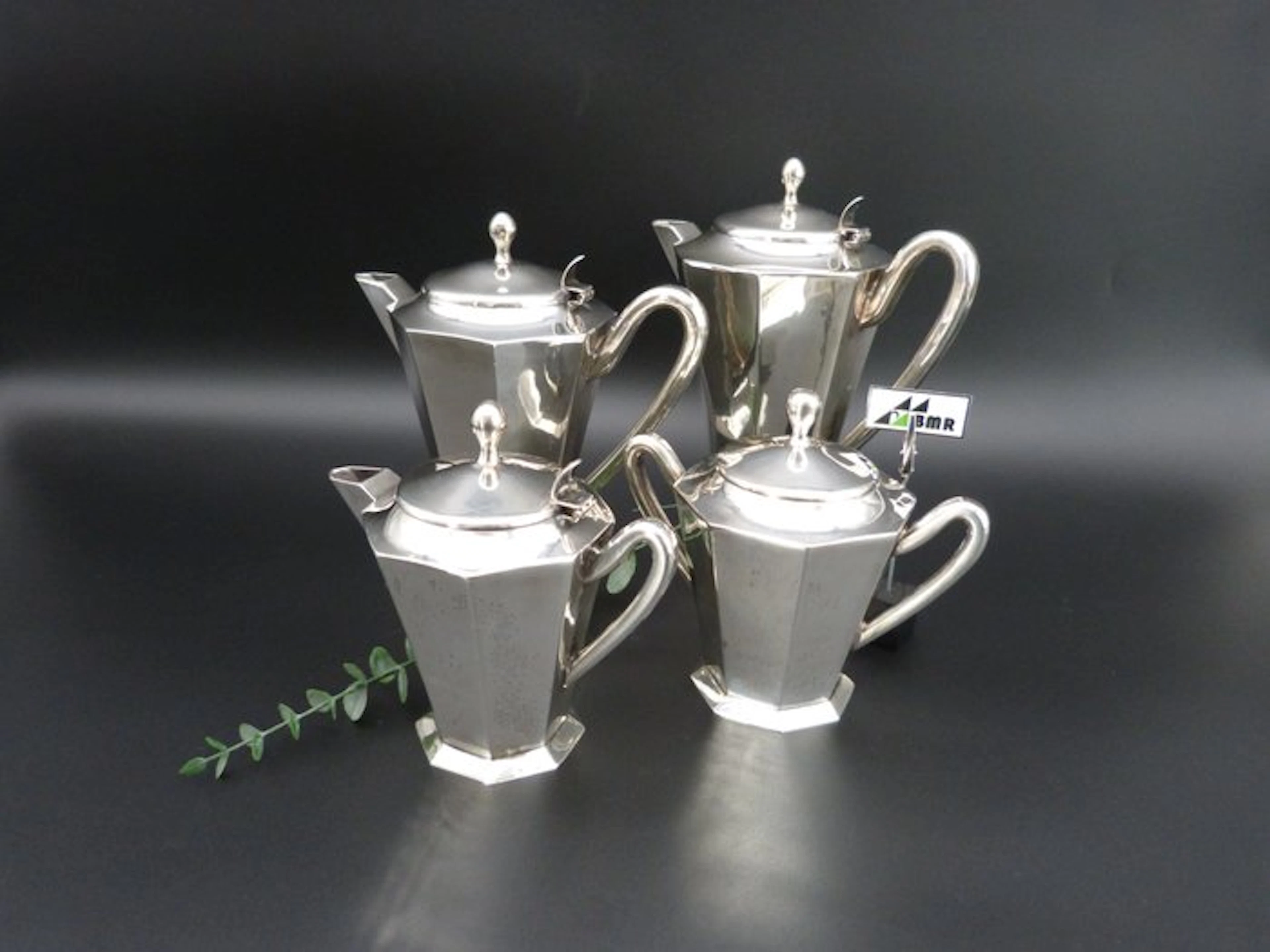 DAMAR - Coffee and tea service (4) - .900 silver