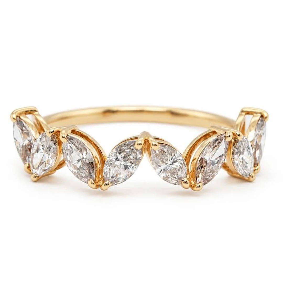 No reserve price - Ring - 14 kt