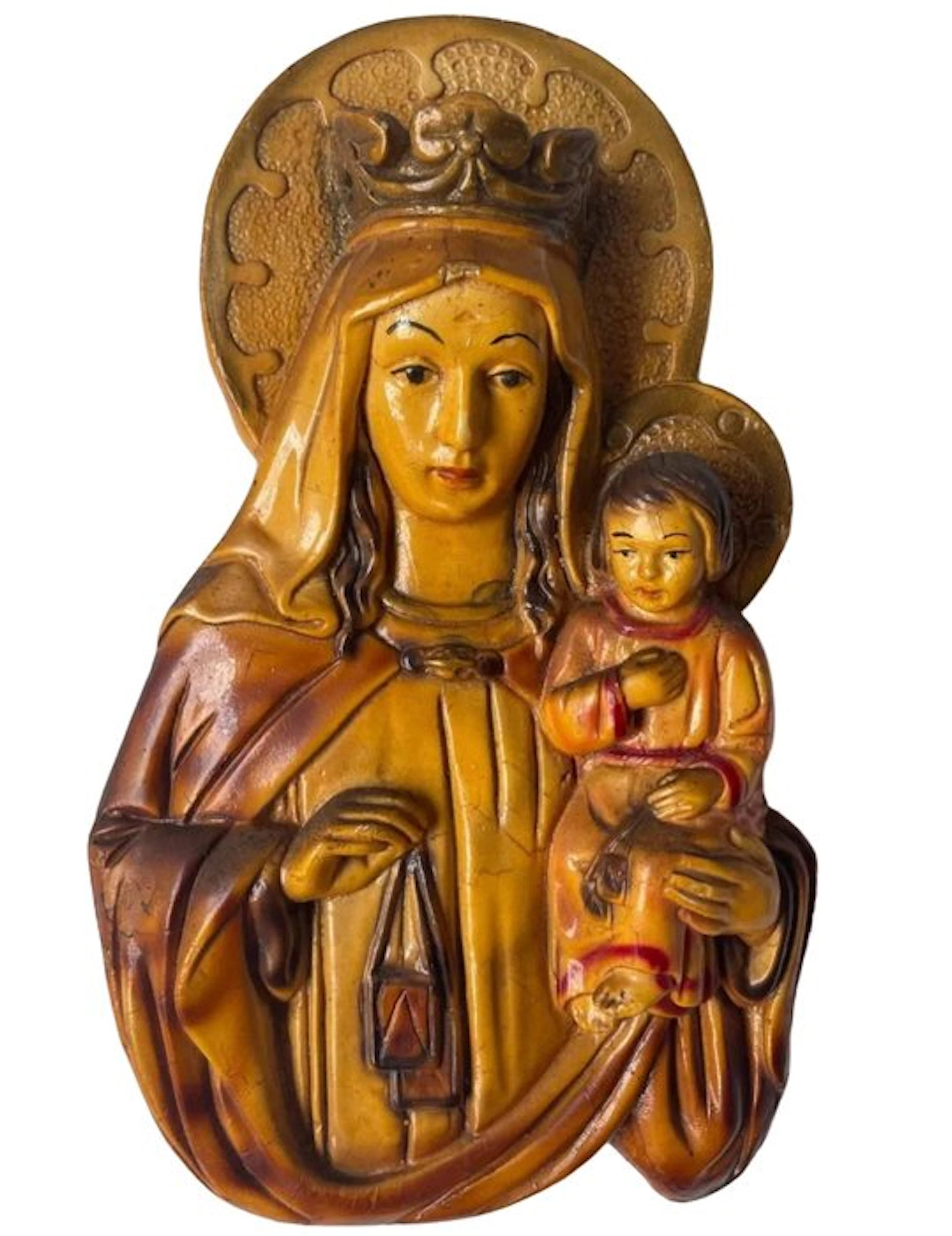 Religious image - Our Lady of Mount Carmel with Child...