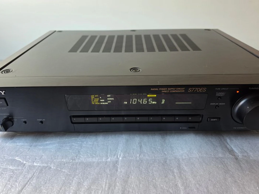 Sony - S770ES Flagship Quartz Lock Synthesizer Tuner