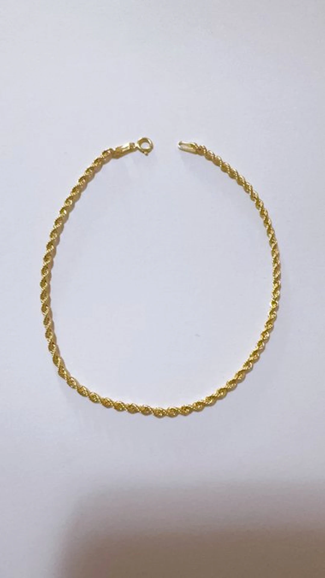 No reserve price - Bracelet - 18 kt. Yellow gold - Br fune 18.5 cm 0.9/1 g