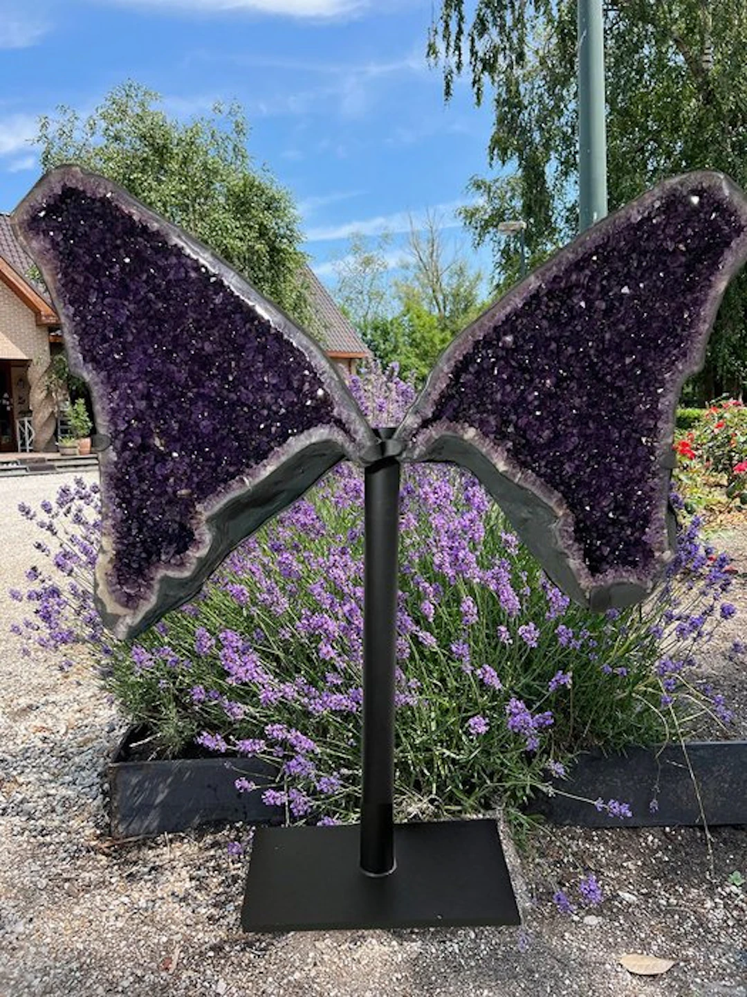 Amethyst different - Height: 116 cm - Width: 163 cm- 126 kg - (1)