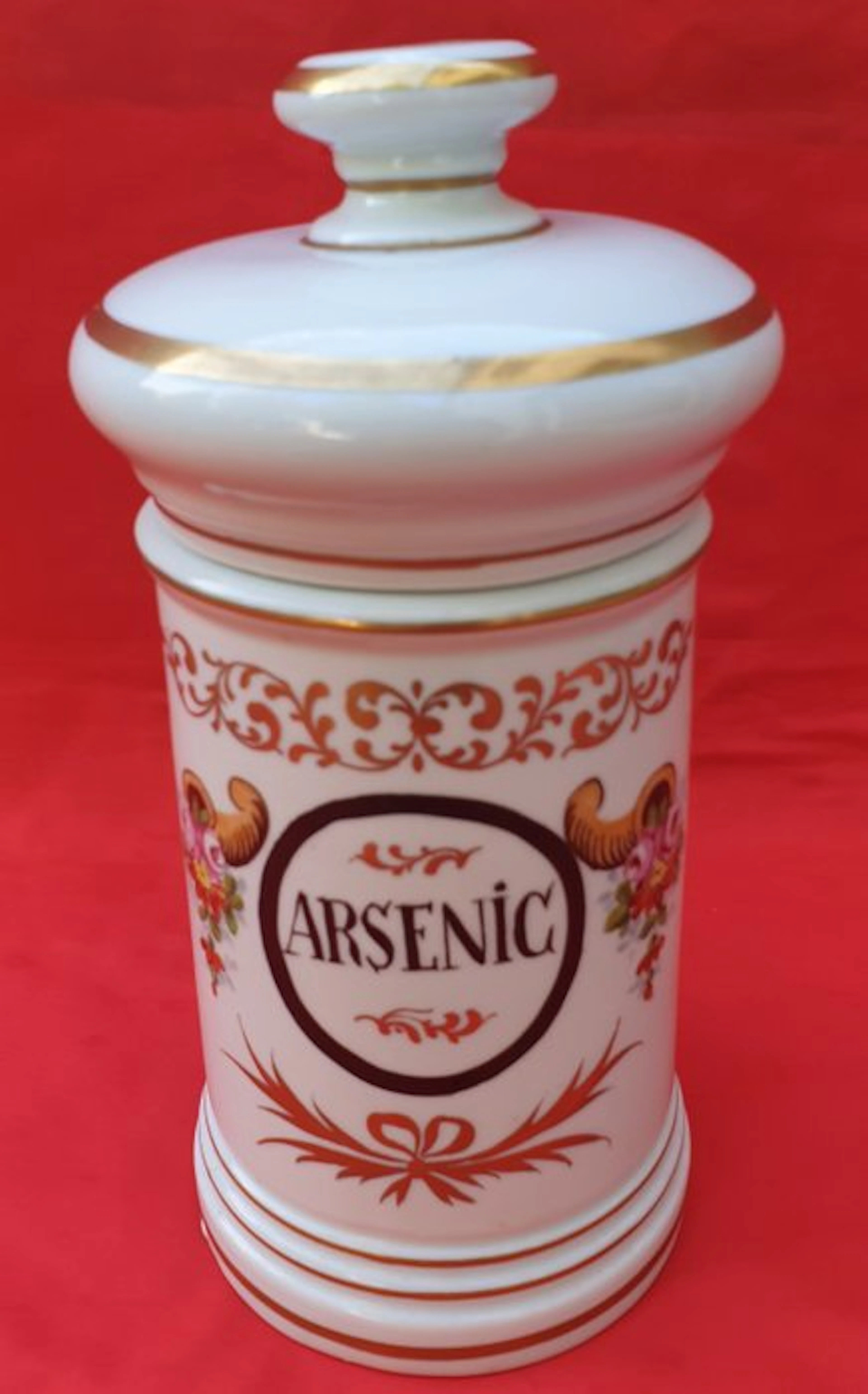 Pharmacy jar/ Albarello - From an estate