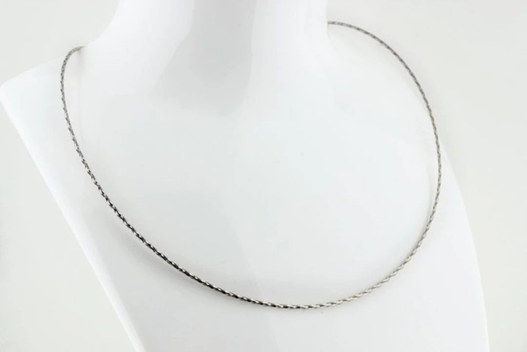 No reserve price - Necklace - 18 kt. White gold