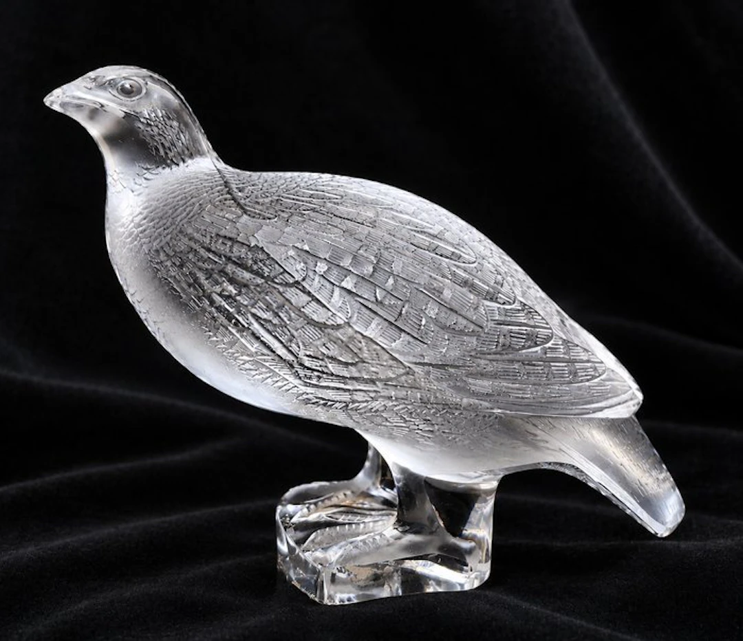 Lalique - Figure - Perdrix - Crystal