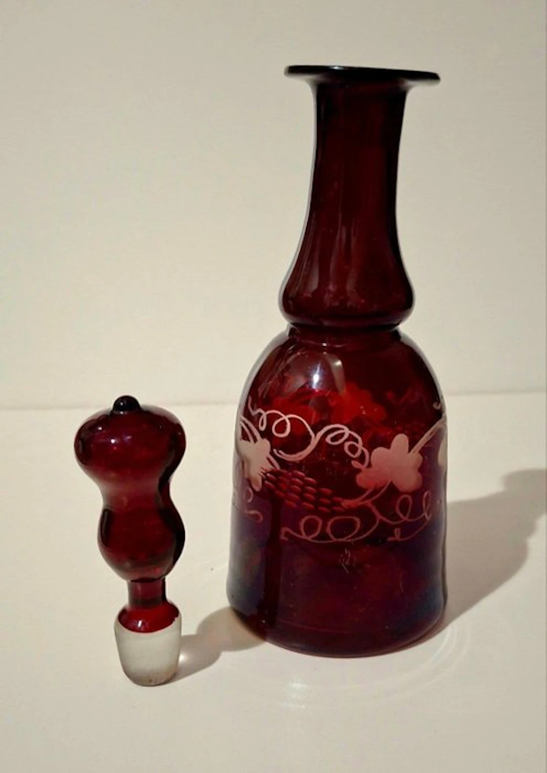 Egermann - Decanter - Glass - Karaf Ruby Red No. 17
