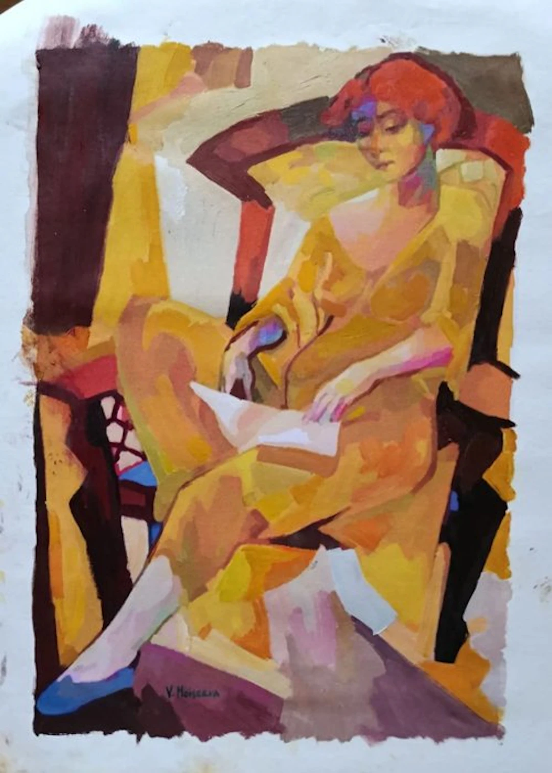 Vera Moiseeva - La composition jaune