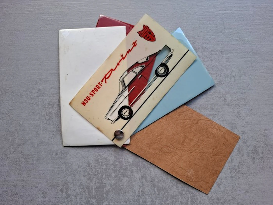 Colour chart - NSU - Sport Prinz Coupé