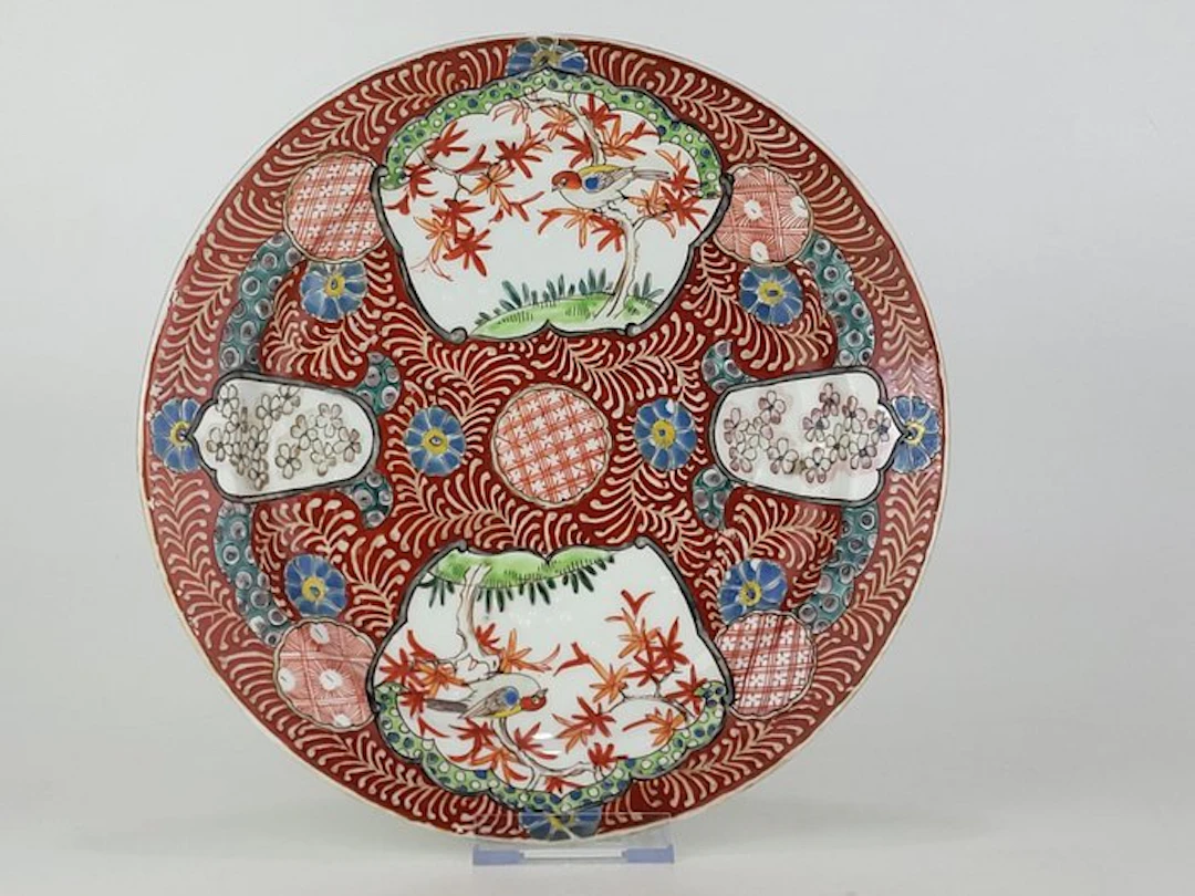 Dish - Porcelain - Imari - Zōshuntei Sanpo