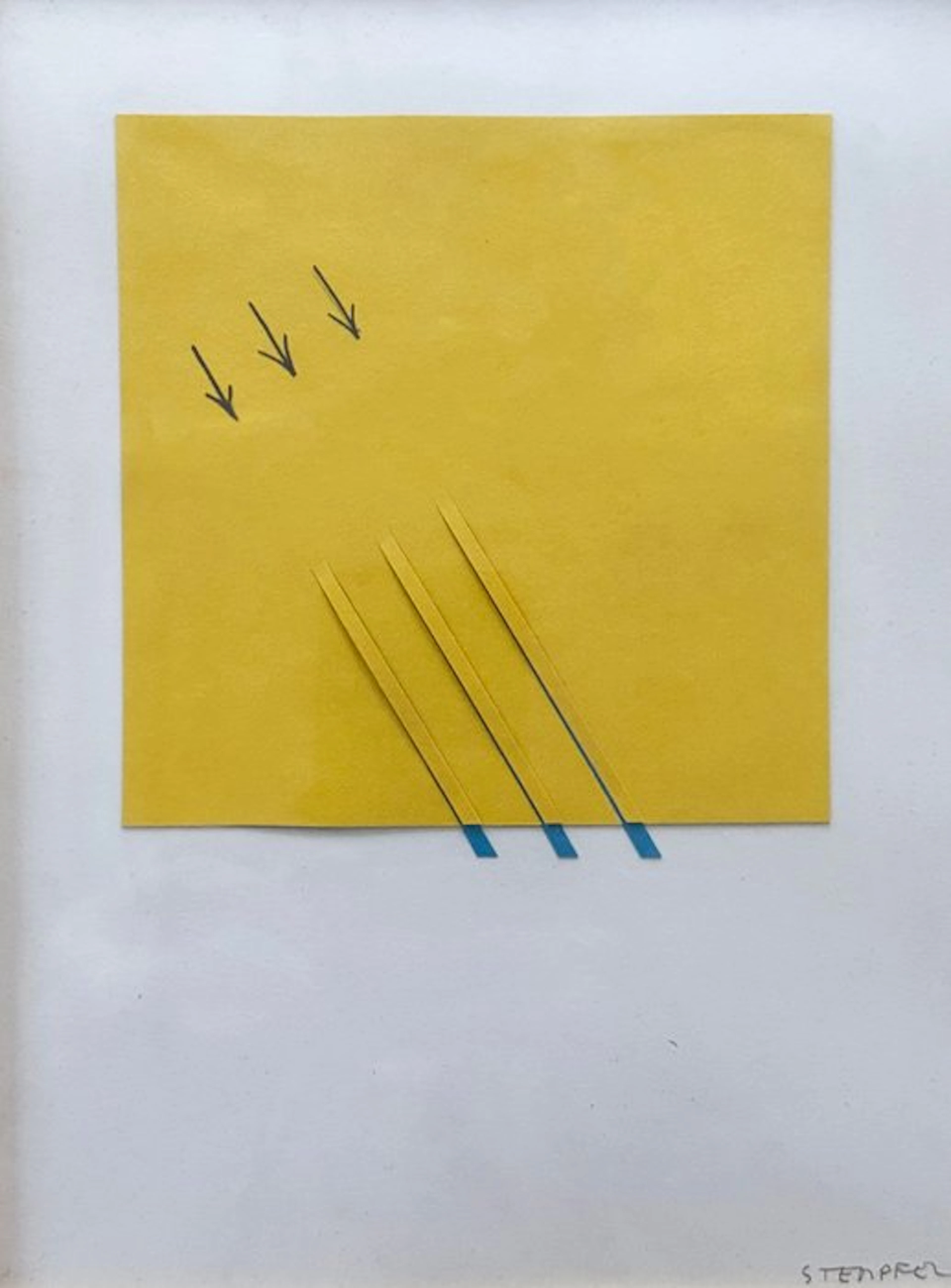 André Stempfel (1930) - Collage, 1986
