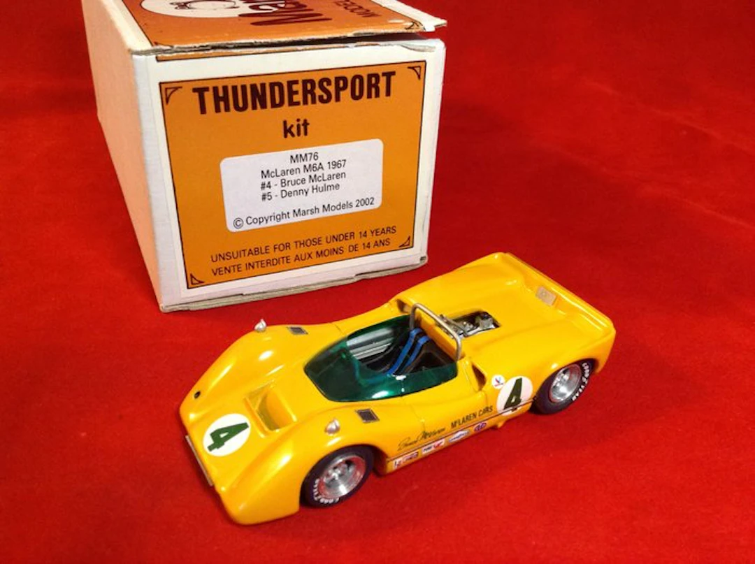 Marsh Models - Thundersport - made in England 1:43 - Model race car - ref