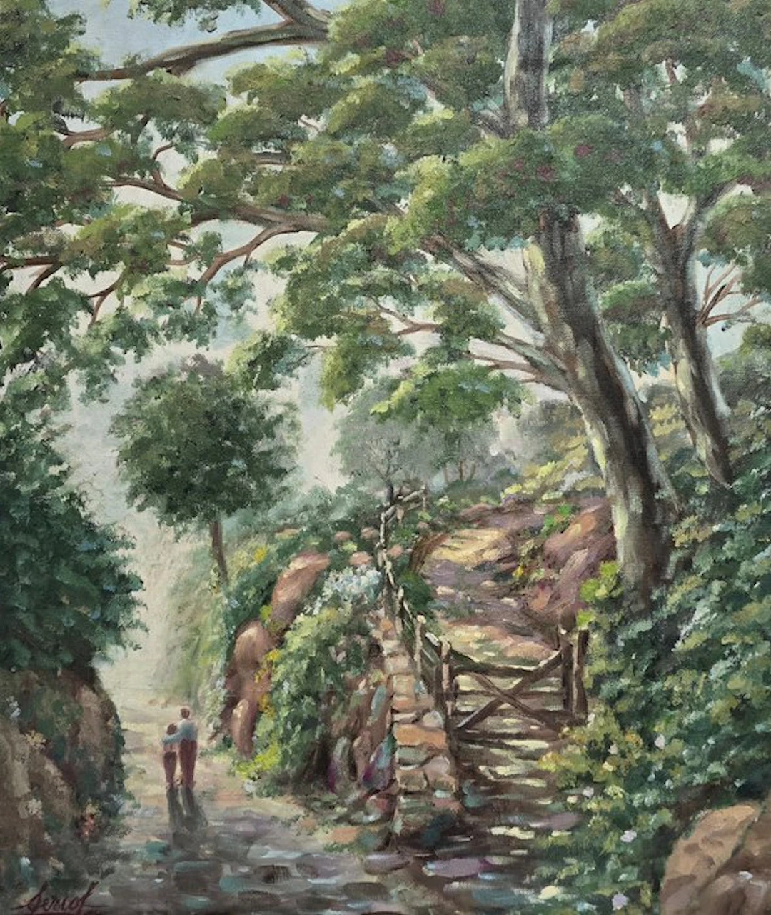 École catalane (XX) - El campo dorado