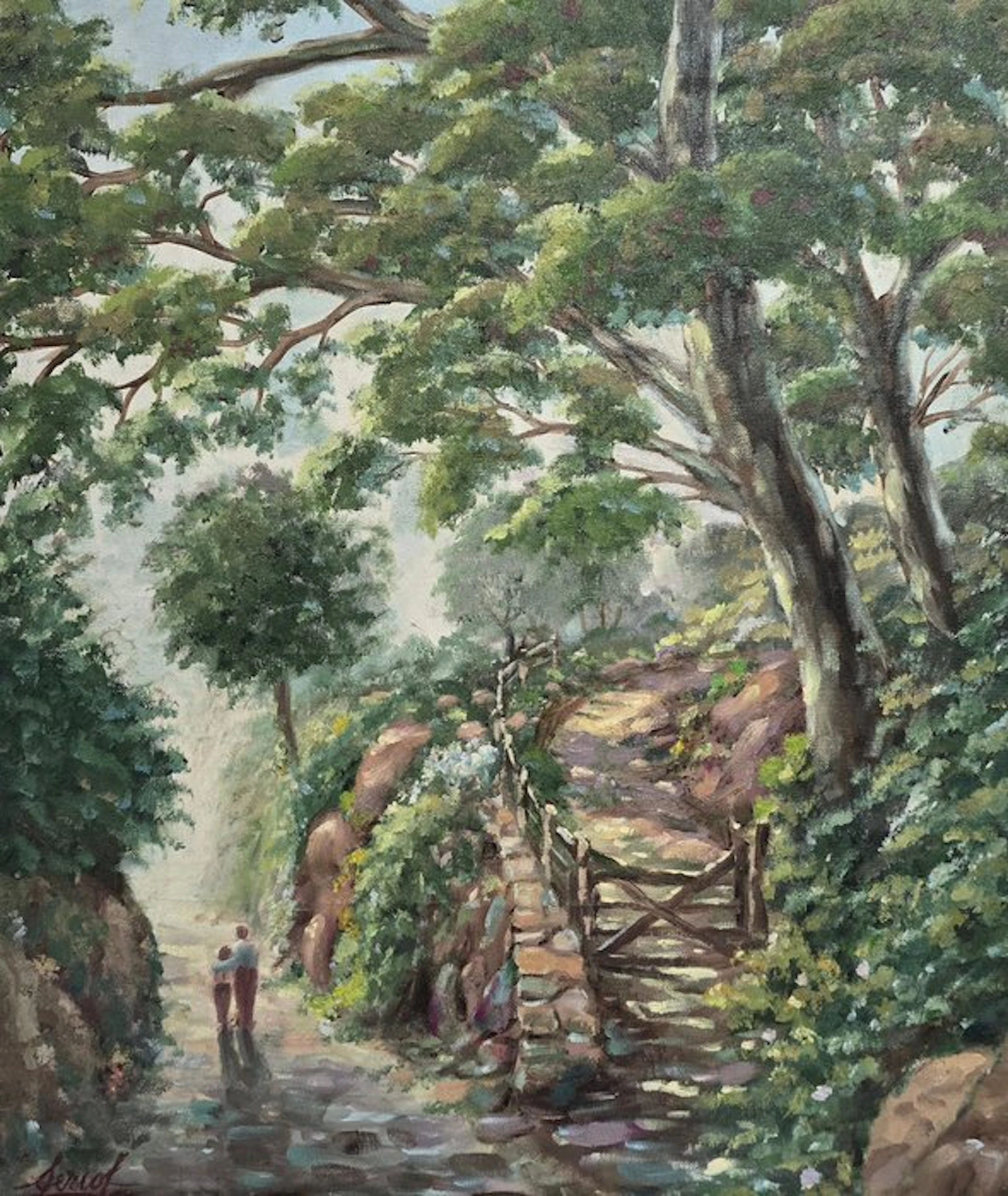 École catalane (XX) - El campo dorado