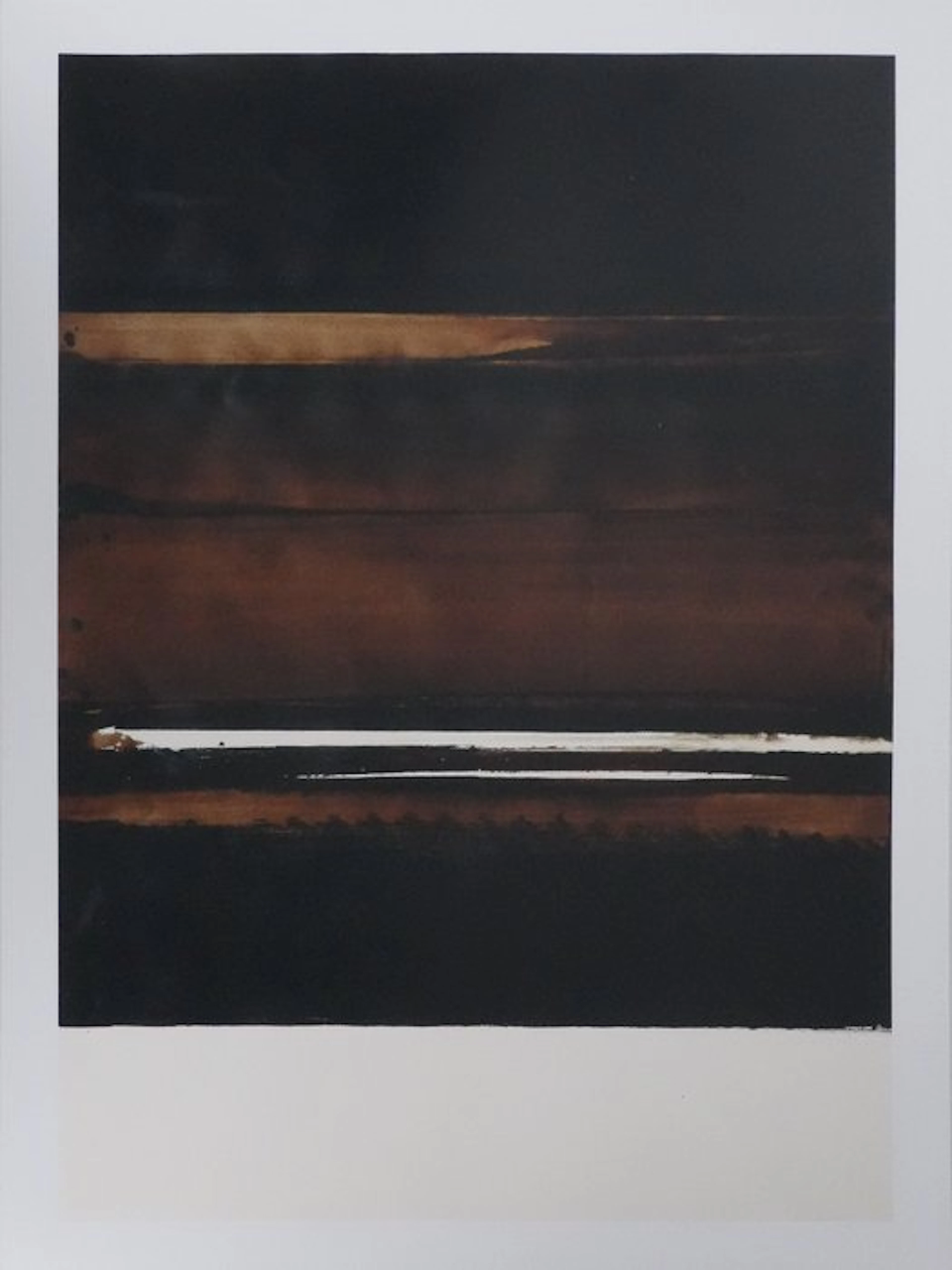 Pierre Soulages (1919-2022) - Brou de noix sur papier