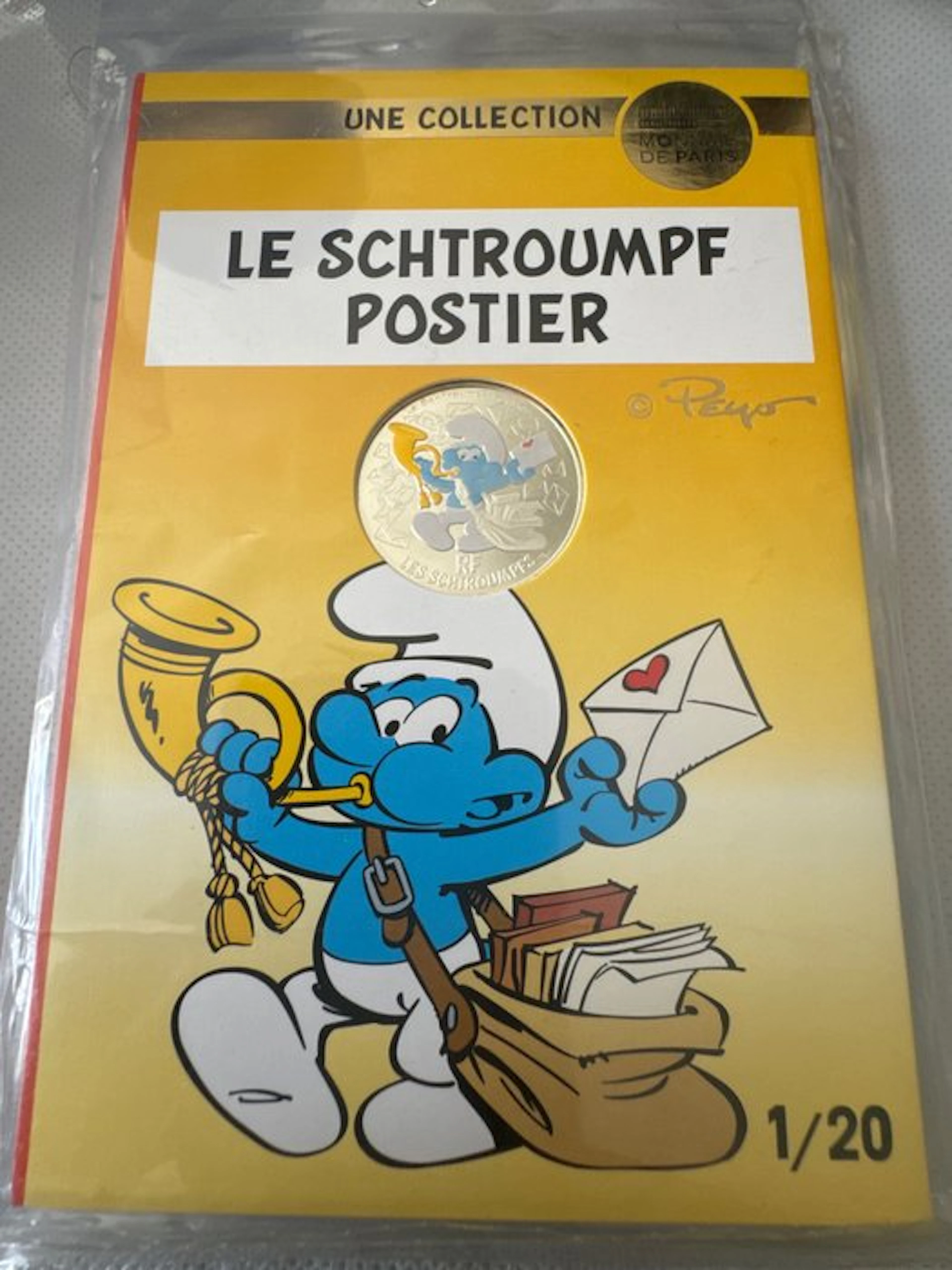 France. 10 Euro 2020 Die Schlümpfe - Le Schtroumpf...