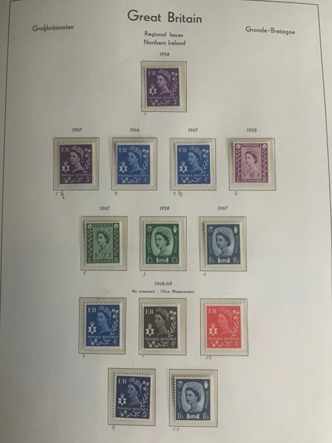 Stockbook - Great Britain 1940/1981