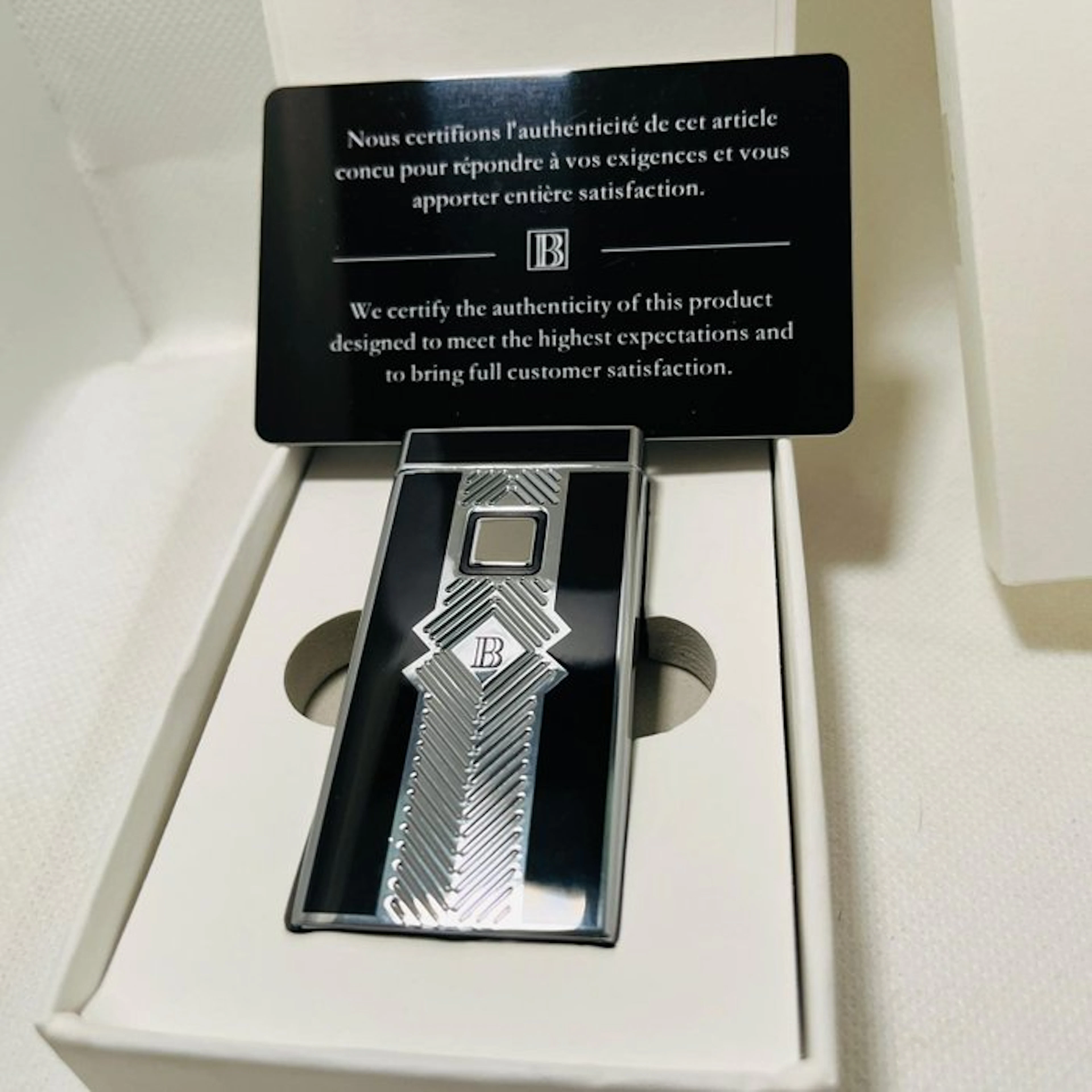 Balmain - No reserve price - Pocket lighter - Steel (stainless)