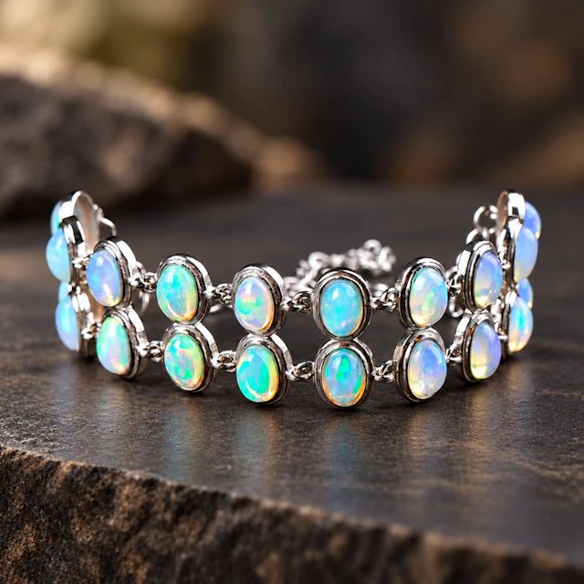 No Reserve - ALGT Certified - Exclusive Natural Opal...