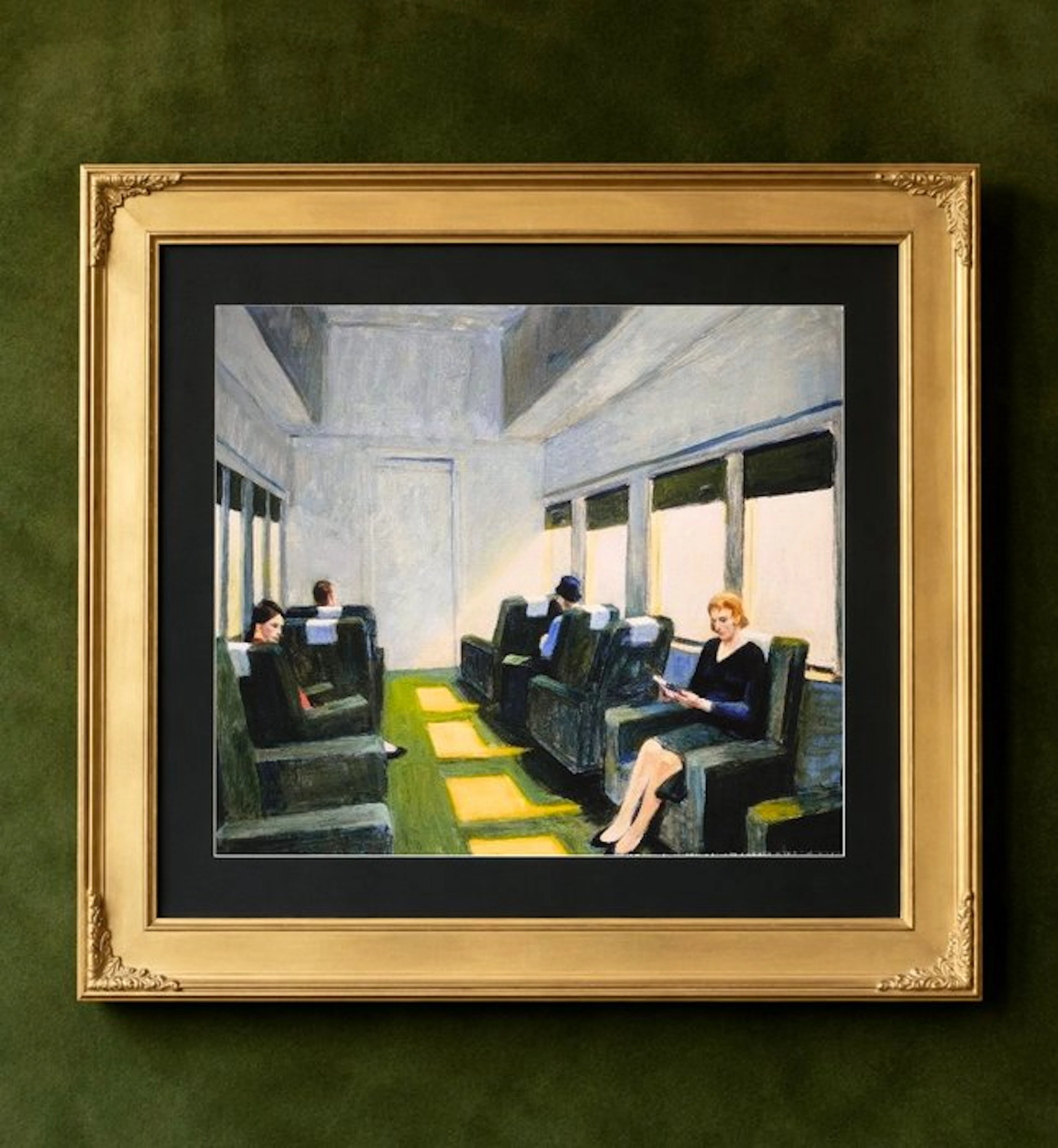 (After) Edward Hopper (1882-1967) - "Chair Car, 1965"