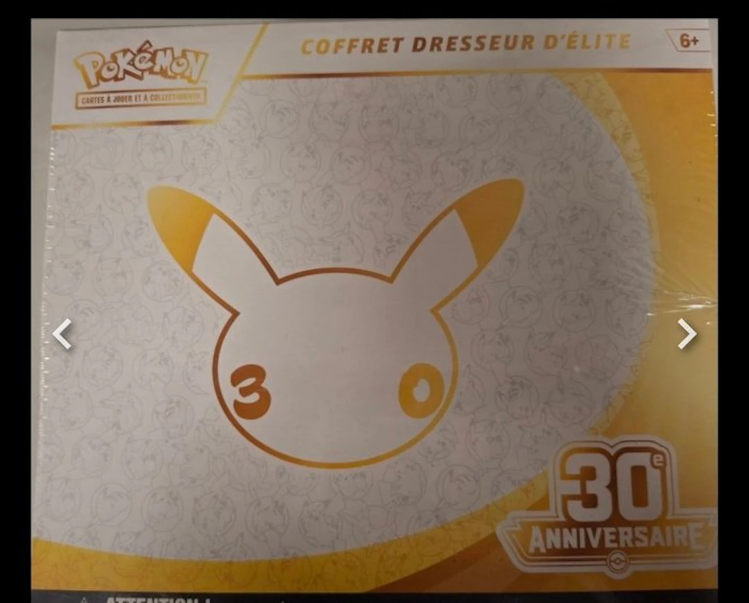 Pokémon - 1 Box - Coffret Dresseur d'élite 30e anniversaire - Mega Evolution