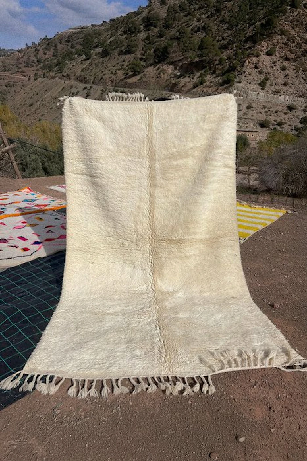 Karpet - Handmade Berber Beni Ouarain Amazigh rug in...
