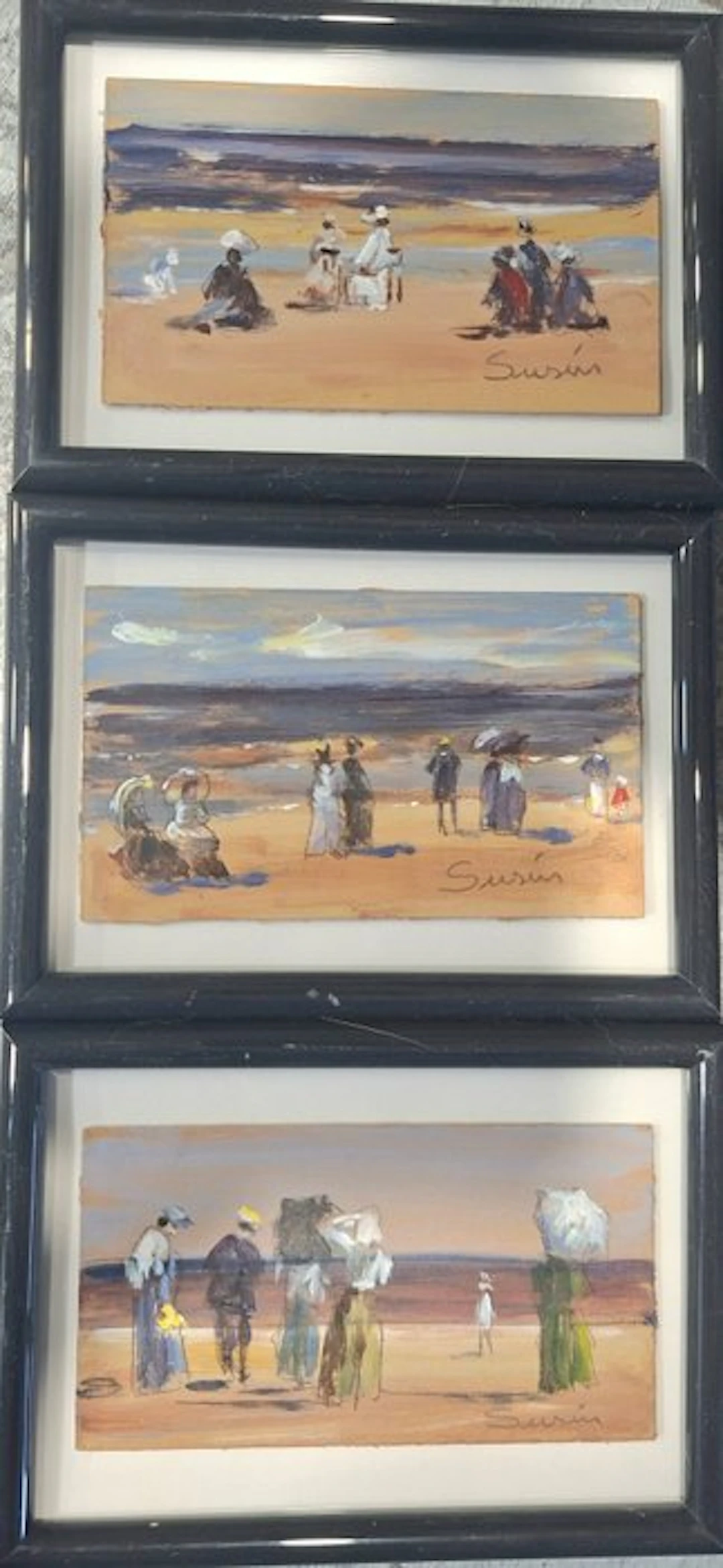 Demetrio Susín Barra (1949) - Triptico de La Playa