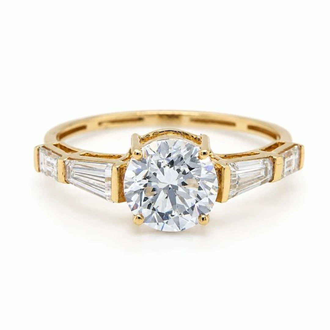No reserve price - Ring - 14 kt