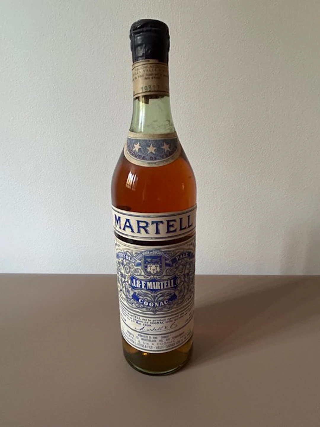 Martell - VOP 3 Star - spring cap - b. 1959 - 0.75 Ltr