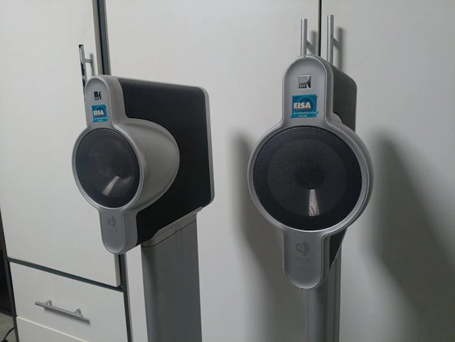 Kef - Kit 100 Uni-Q Satellite with Floor Stands Speaker set - Multiple models