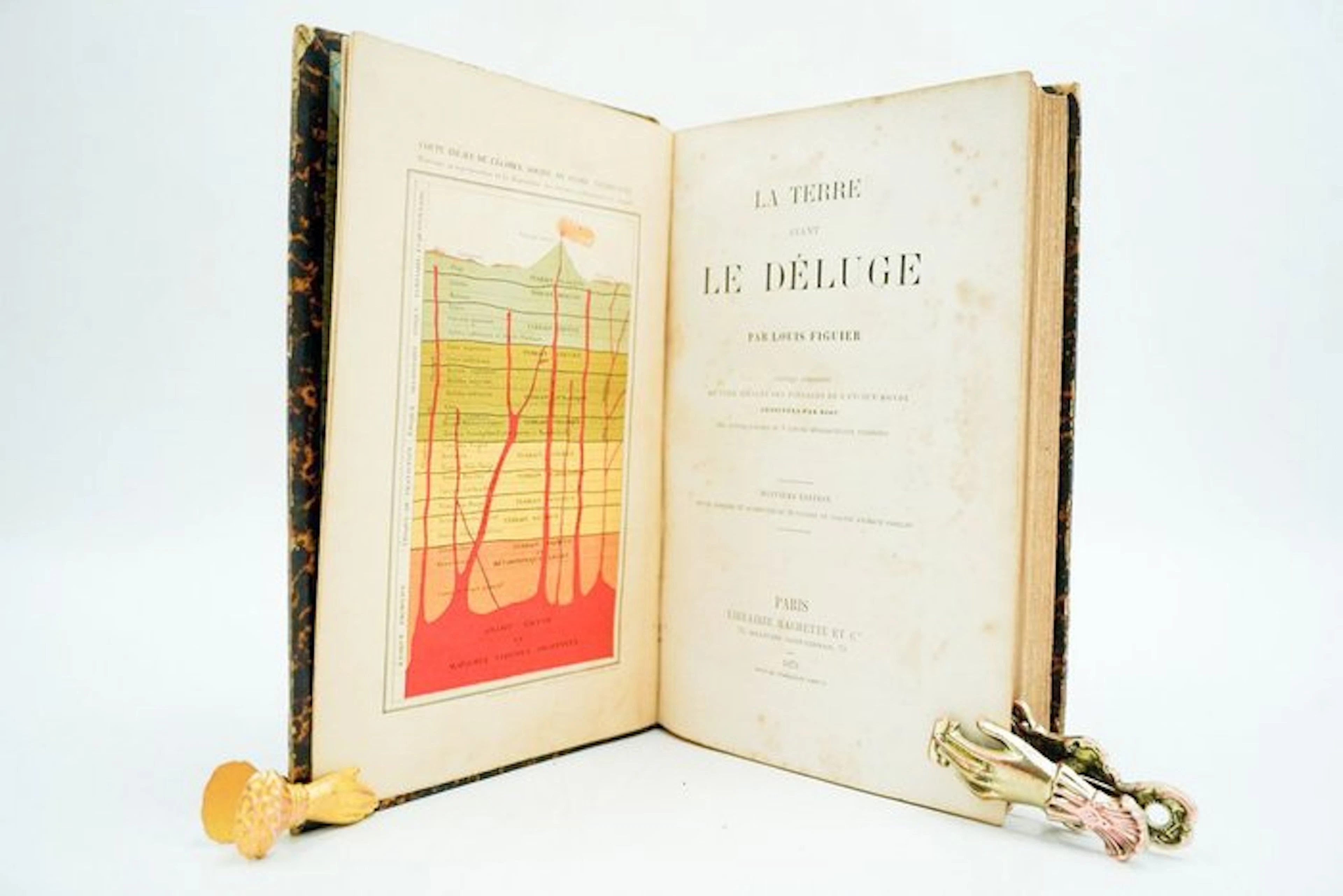 Louis Figuier / Riou - La Terre avant le Déluge - 1879