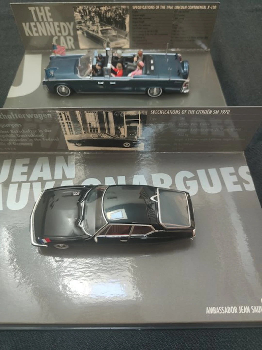 MiniChamps 1:43 - Model car (2) - Citroën SM Ambassadeur...